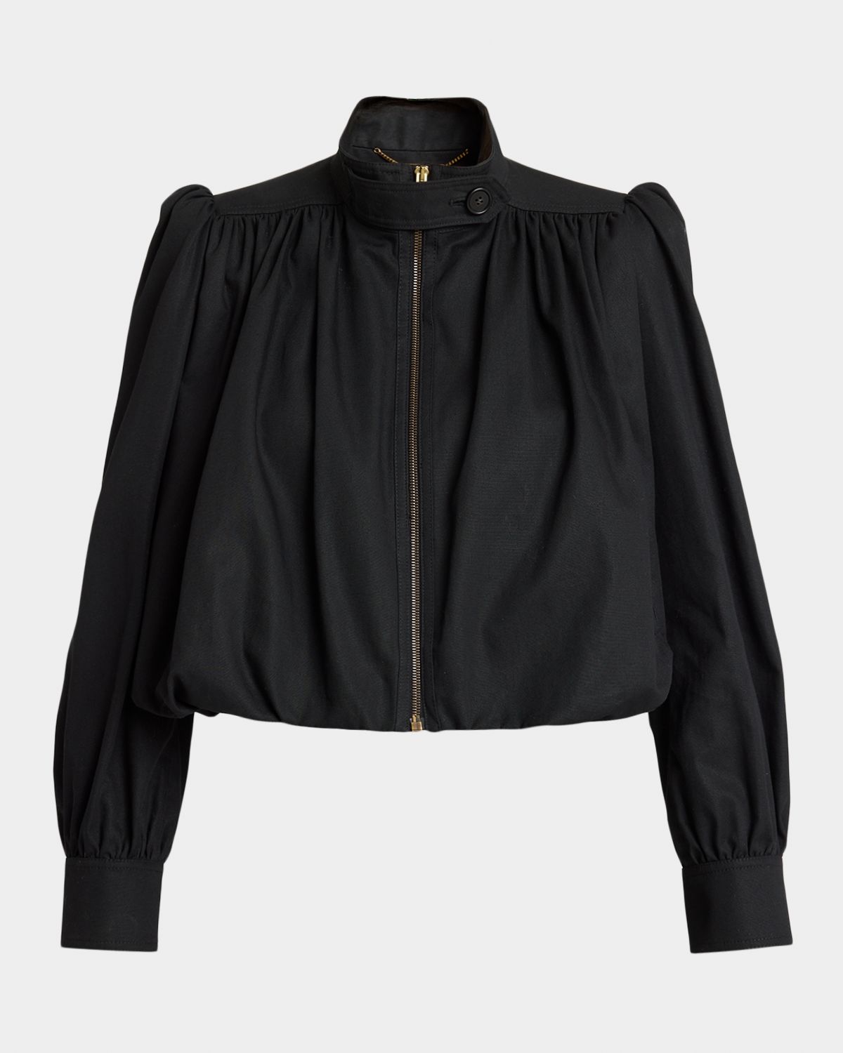 Chloe Shirred Canvas Jacket