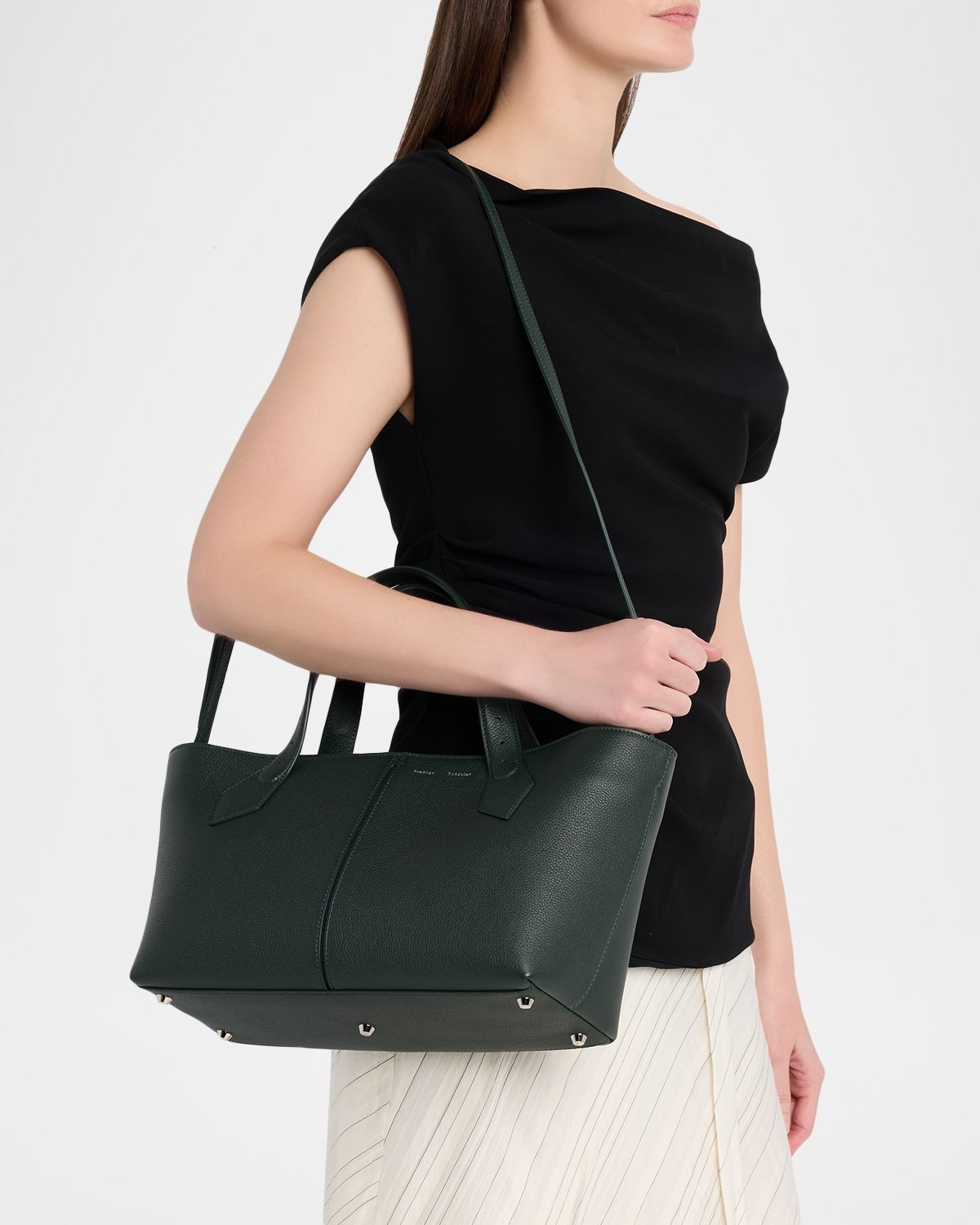 Proenza Schouler Chelsea East-West Pebble Leather Tote Bag