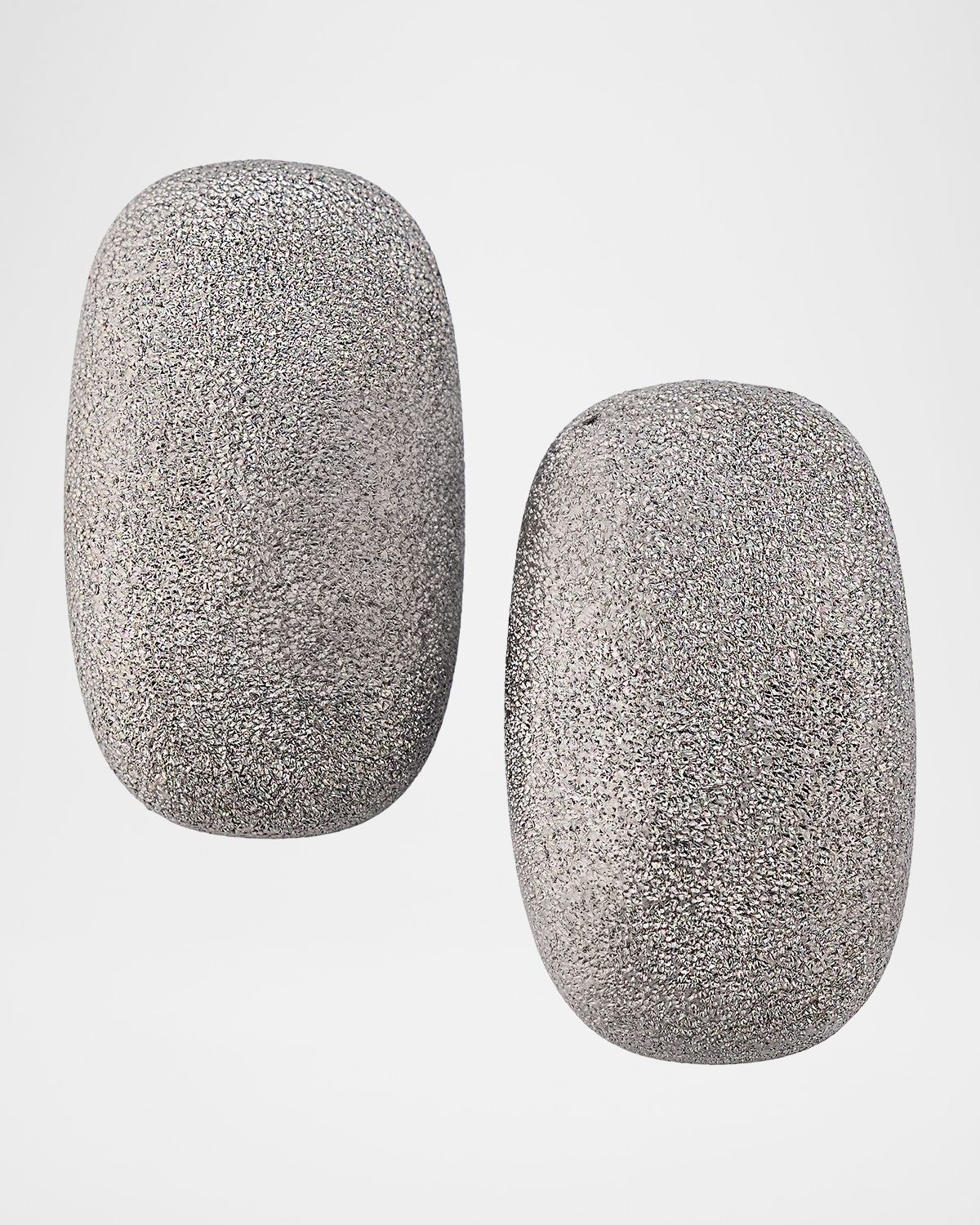 Brunello Cucinelli Sterling Silver Shimmer Earrings