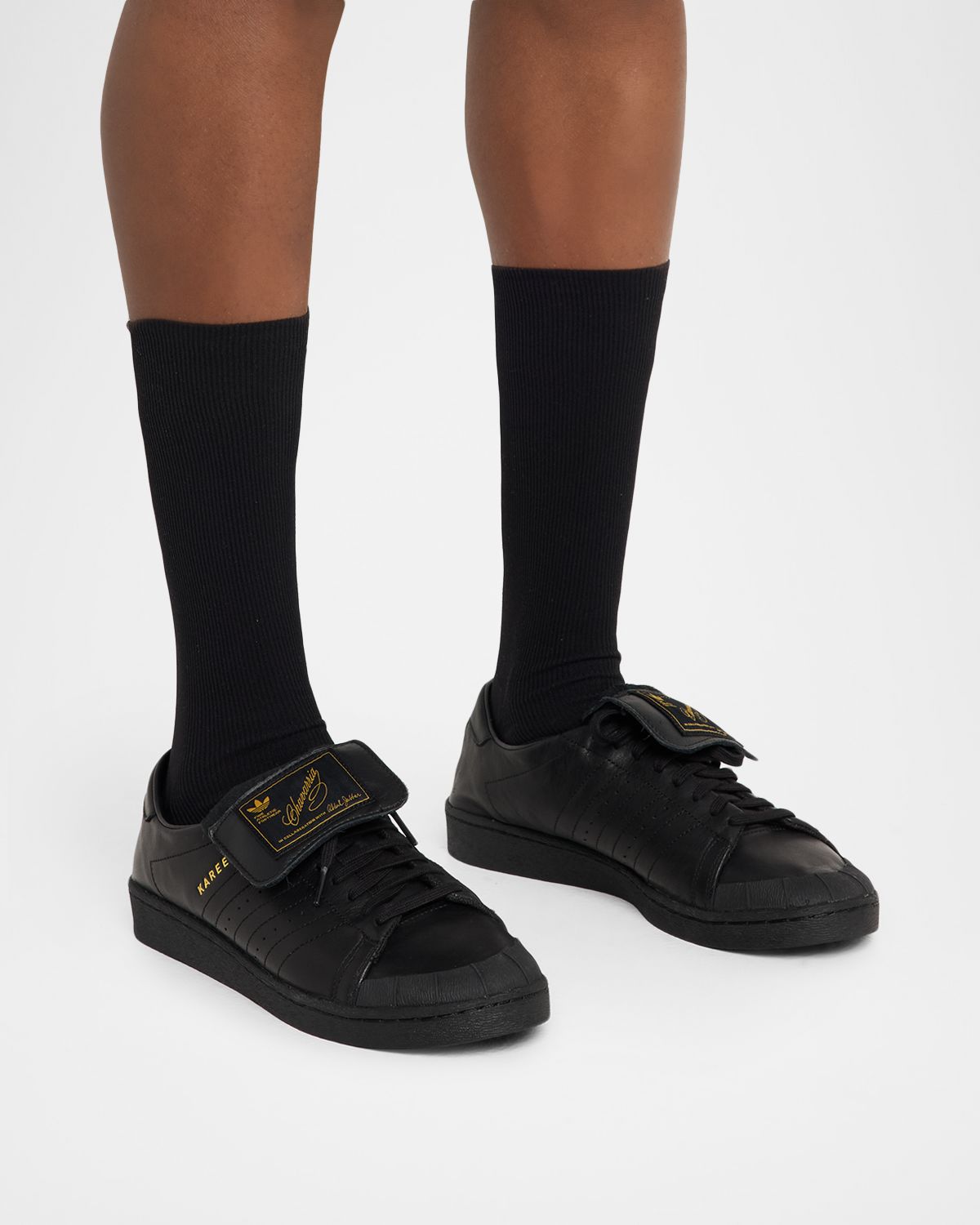 Adidas x Willy Chavarria Men 's Jabbar Leather Low-Top Sneakers