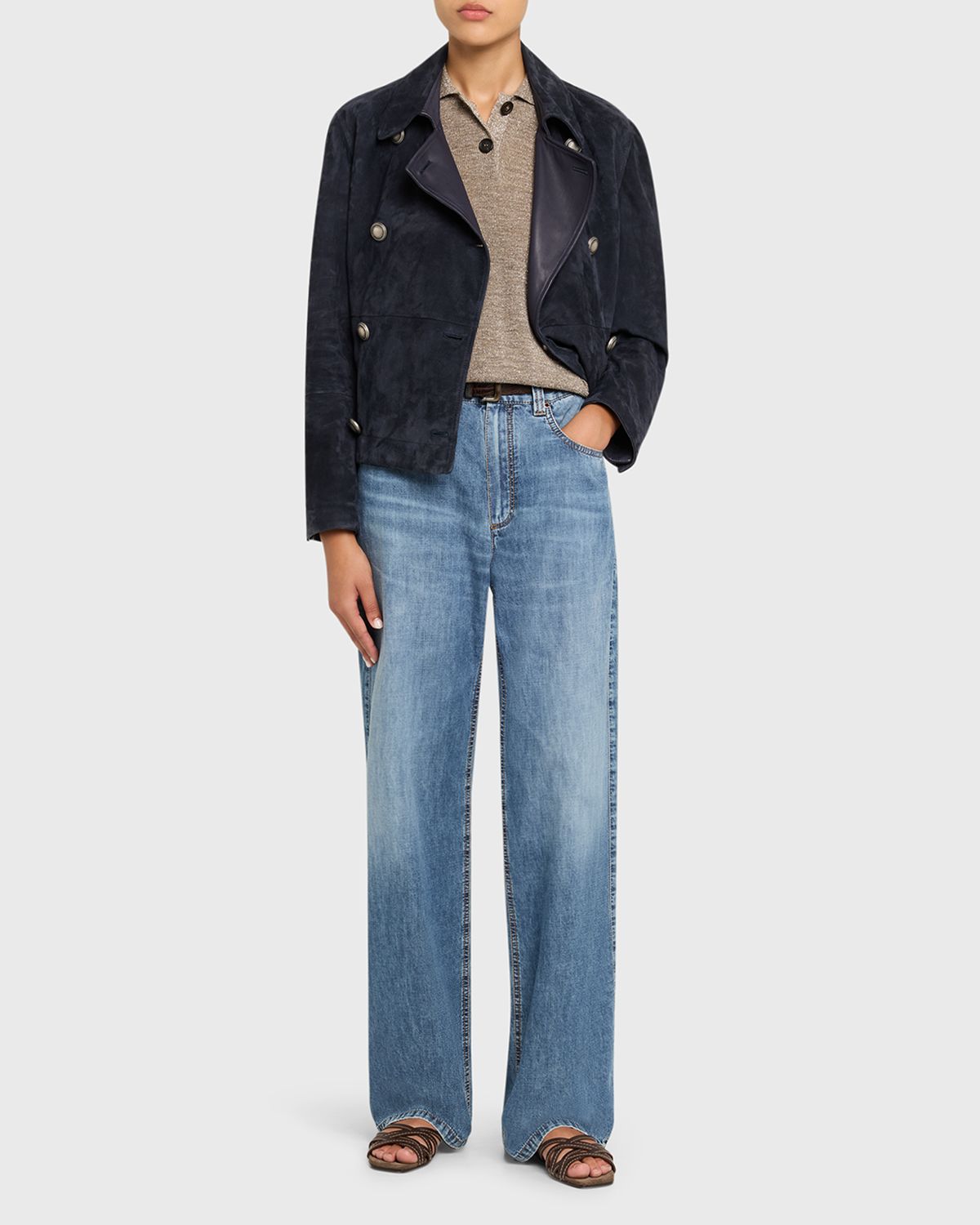 Brunello Cucinelli Super Light Relaxed-Leg Jeans