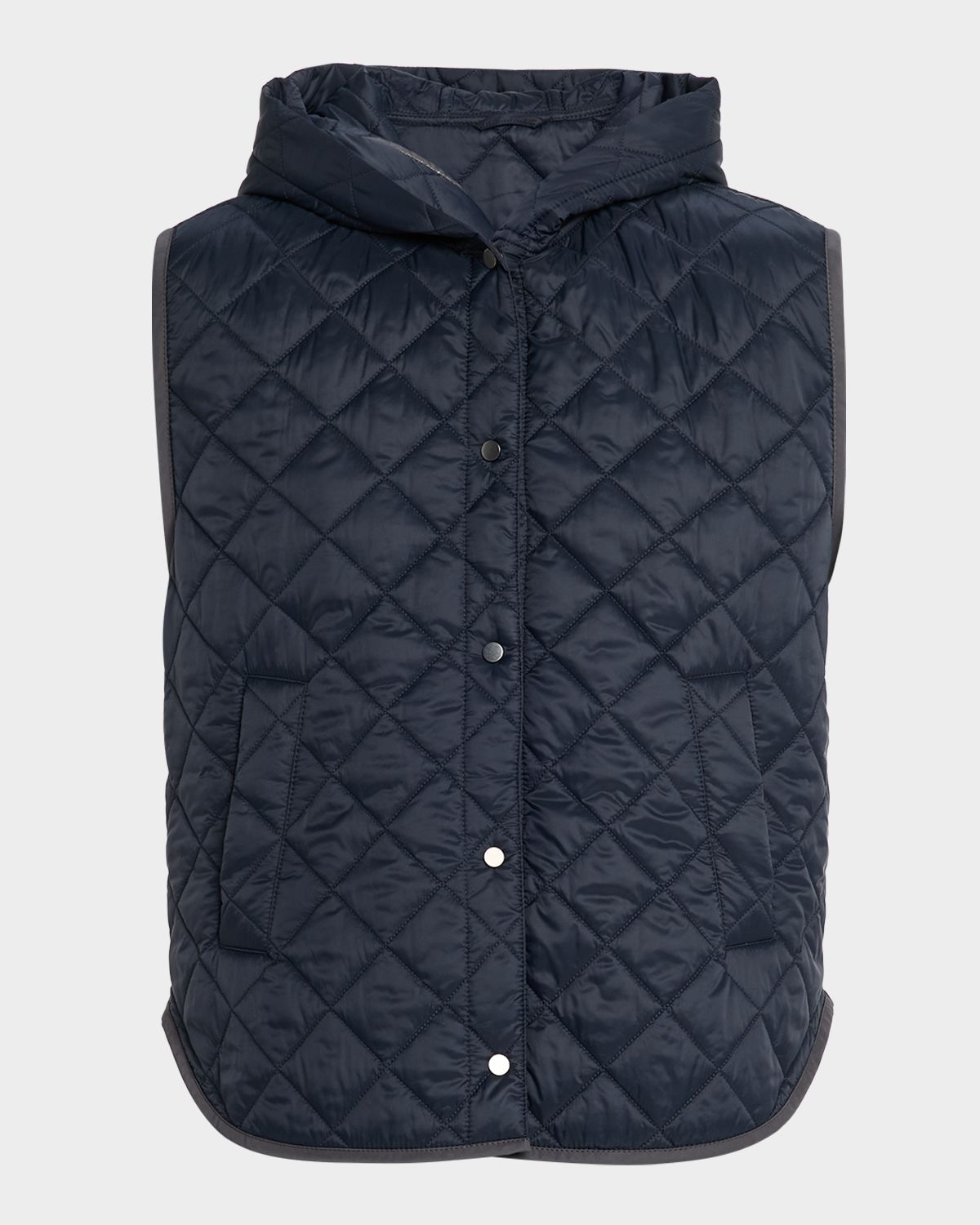 Brunello Cucinelli Hooded Quilted Vest