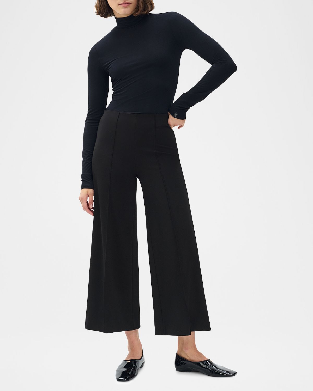 Rag & Bone Irina Cropped Wide-Leg Trousers