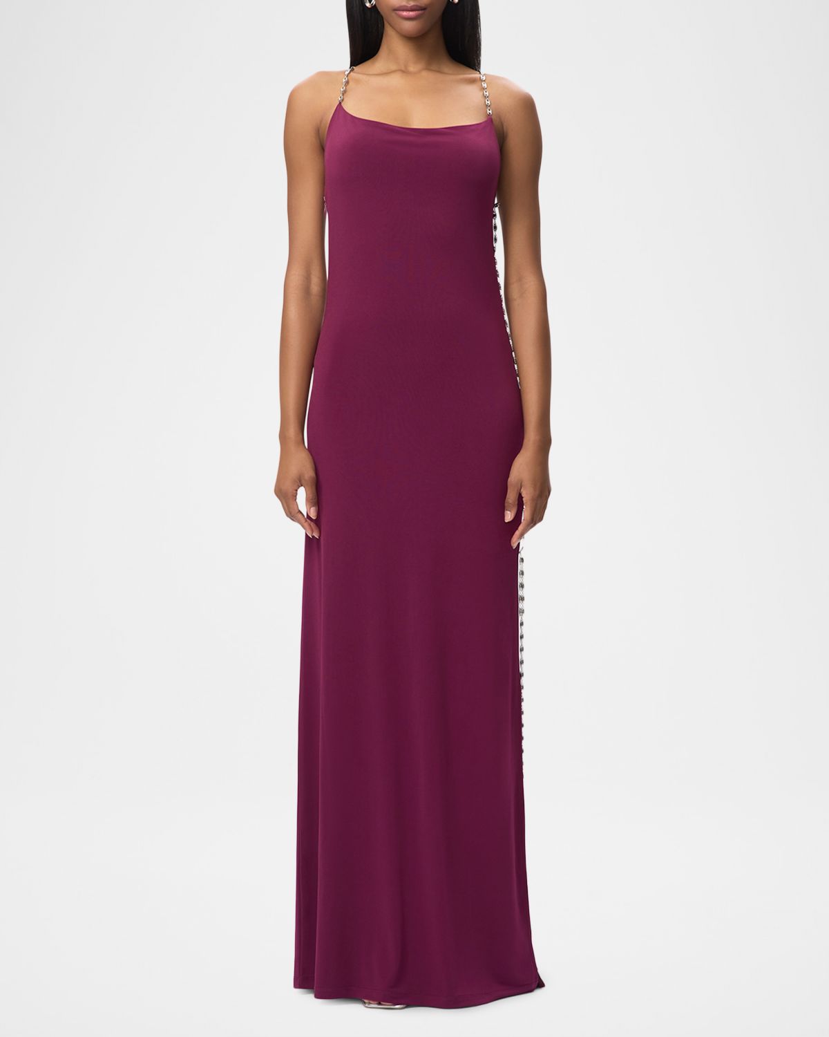Herve Leger The Aviva Cowl-Neck Gown