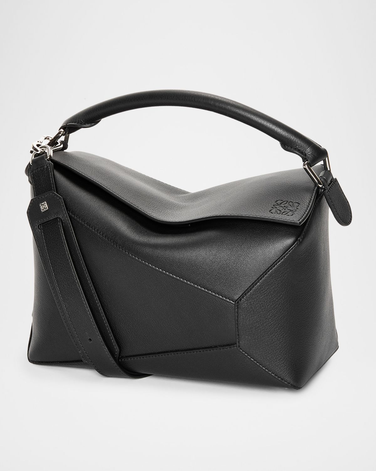 Loewe Puzzle Edge Medium Top-Handle Bag in Leather