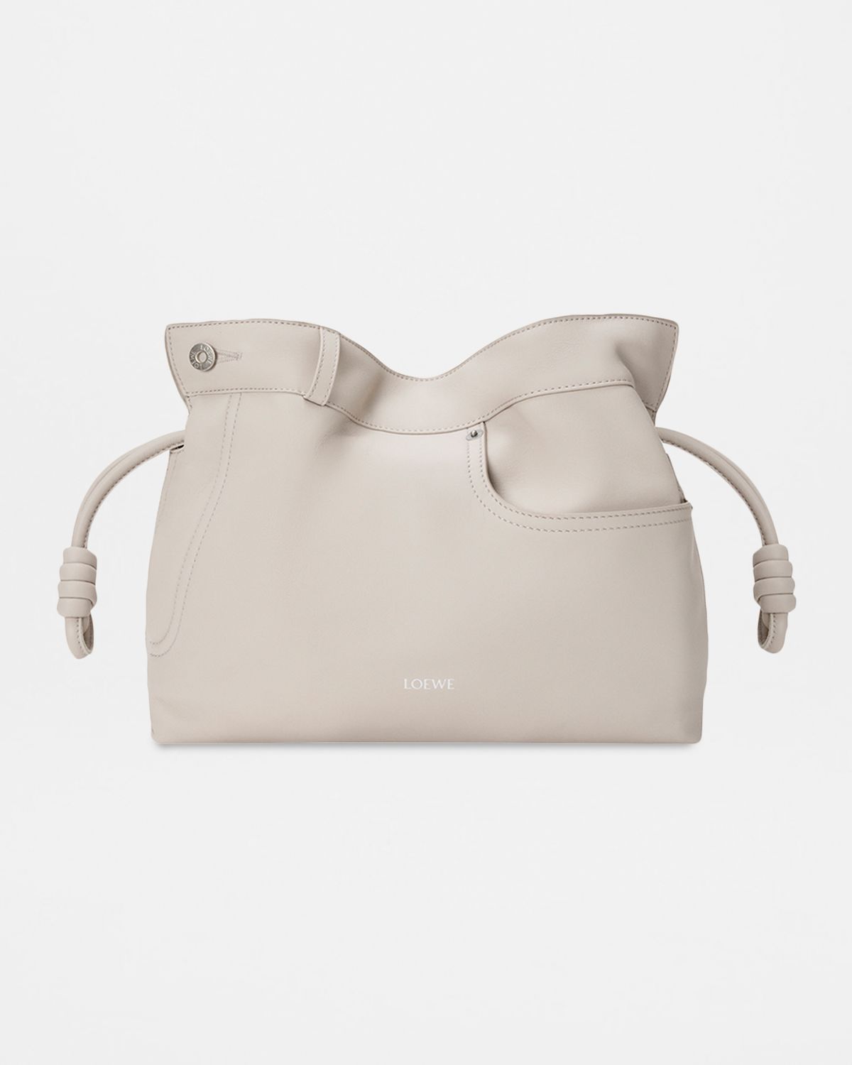 Loewe Flamenco Panta Clutch Bag in Leather | Thumbnail 5