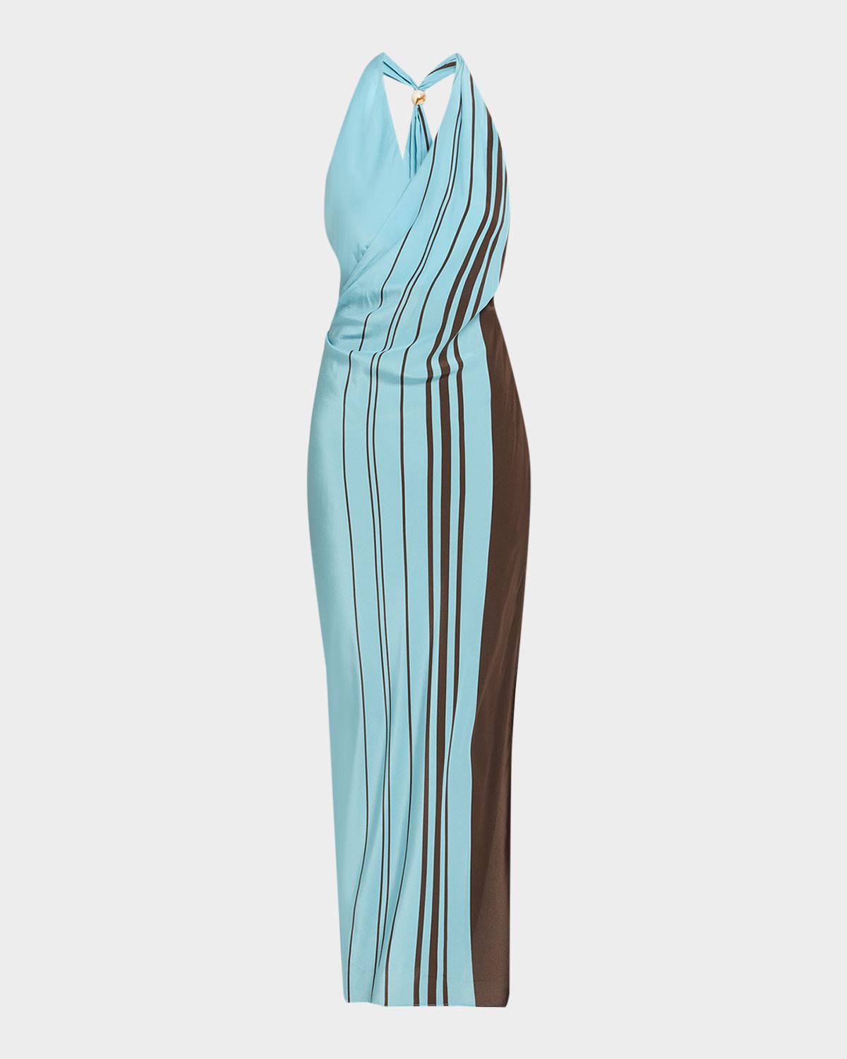 SIR Rioja Halter Scarf Maxi Dress