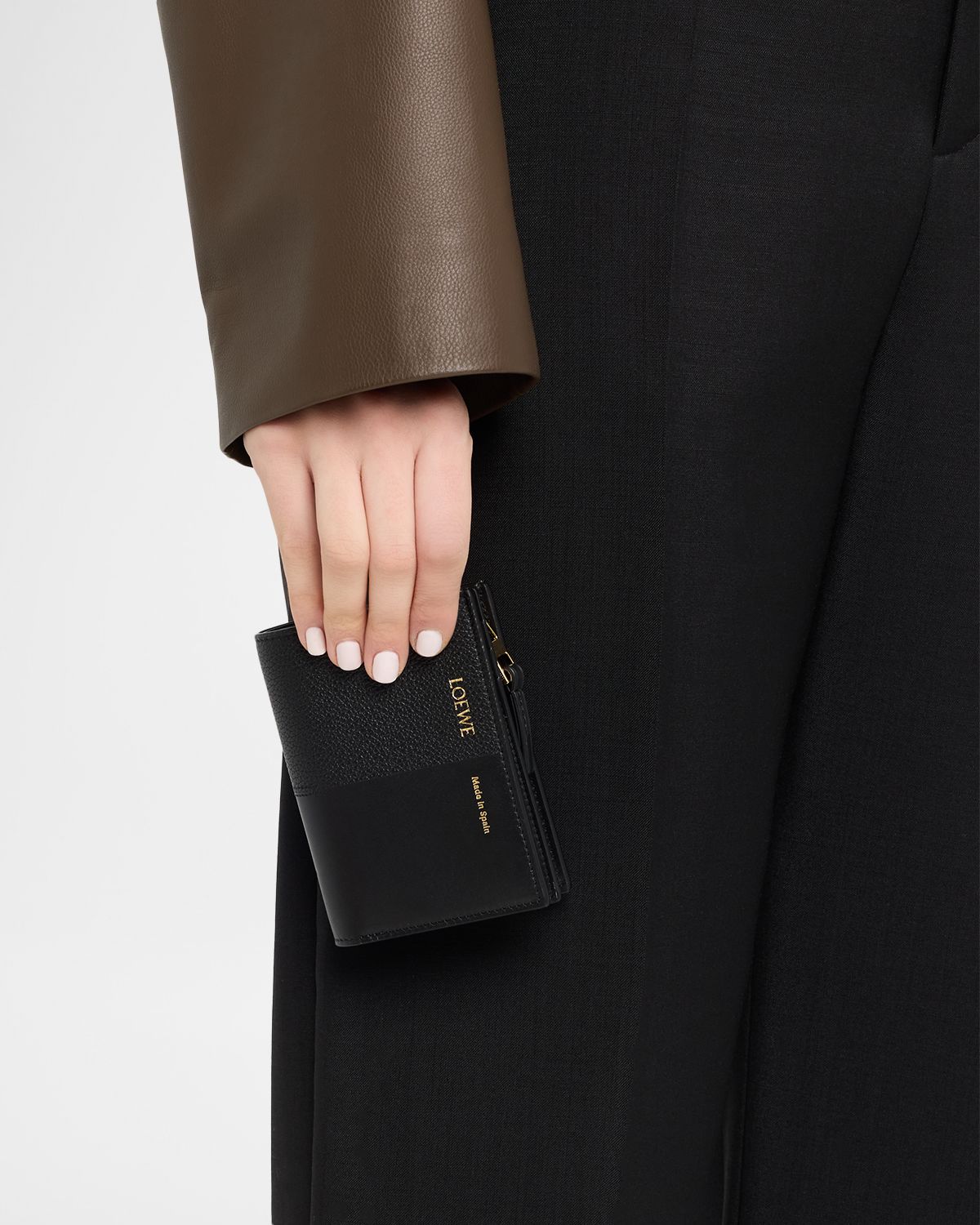 Loewe Duet Compact Leather Wallet