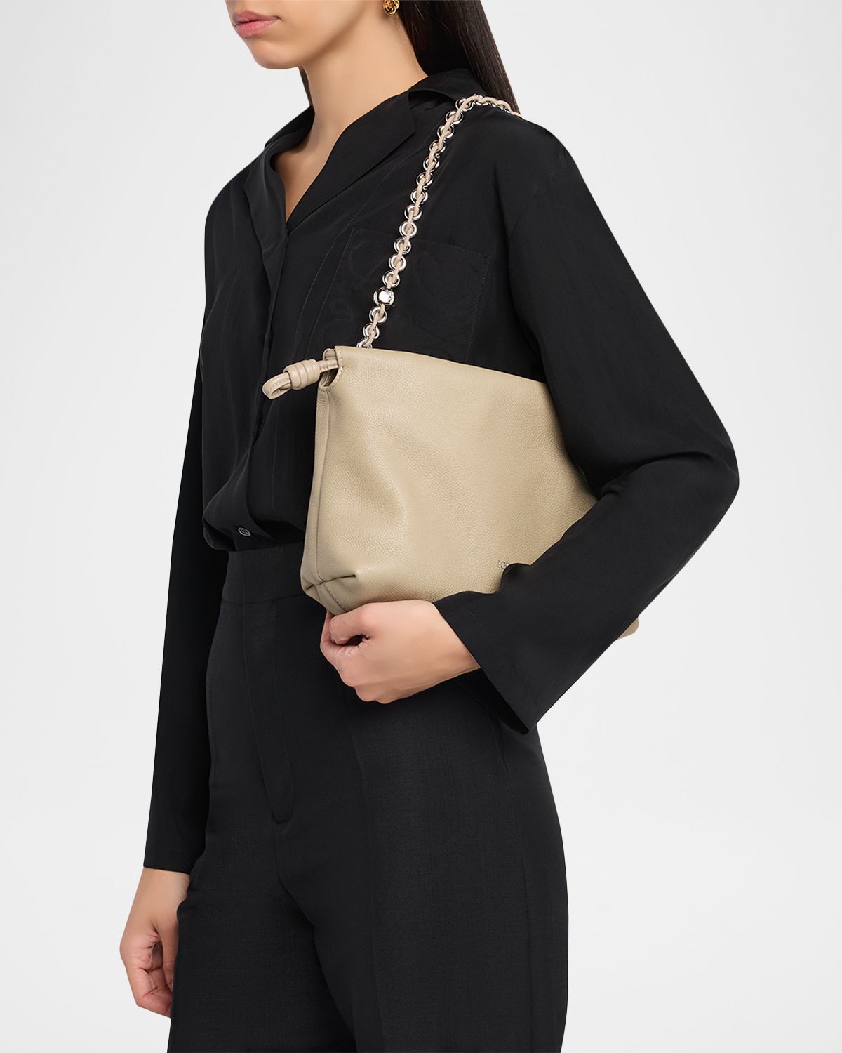 Loewe Flamenco Medium Shoulder Bag in Leather | Thumbnail 10 Loewe Flamenco Medium Shoulder Bag in Leather | Thumbnail 10
