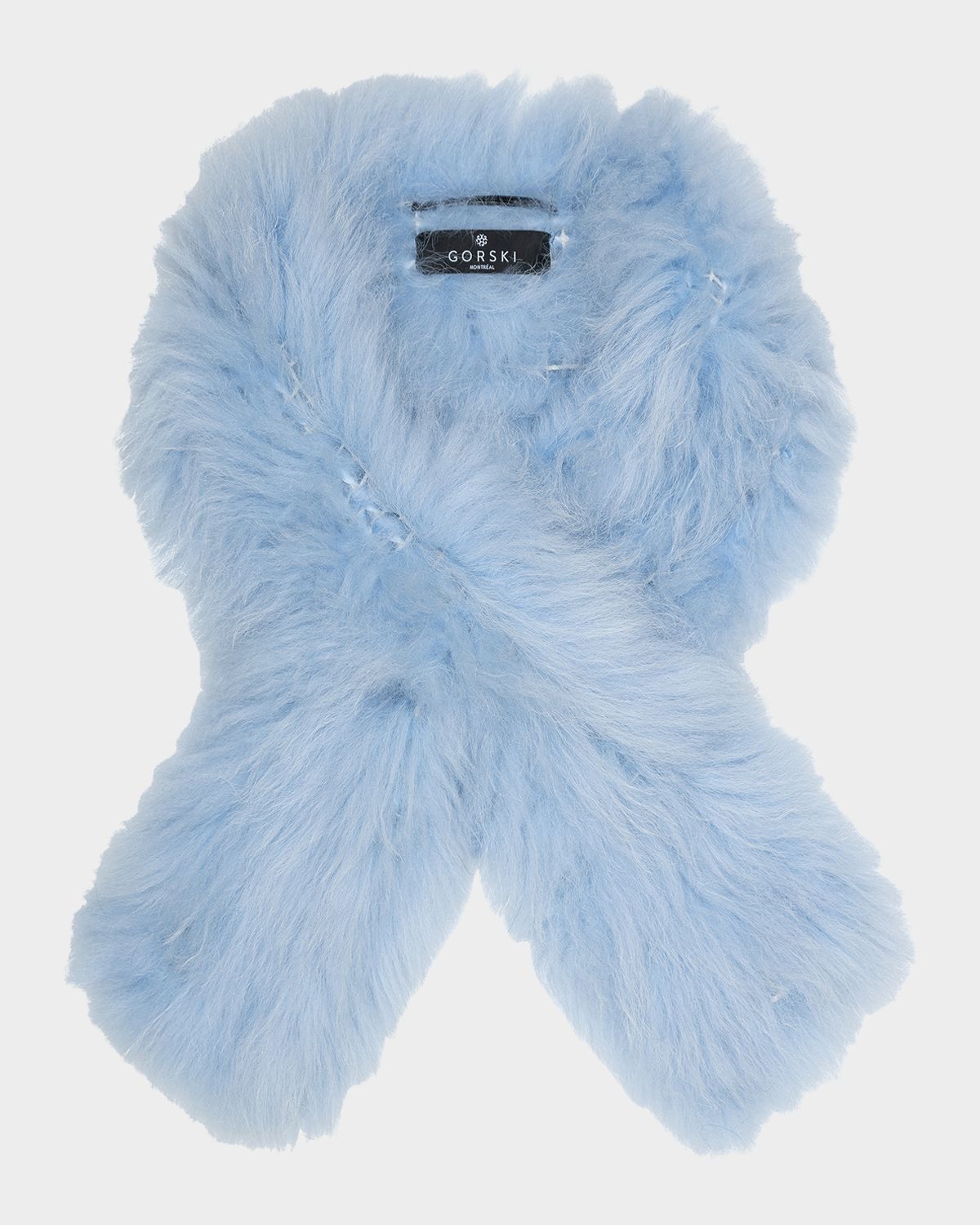 Gorski Select Lamb Shearlng Pull-Through Scarf | Thumbnail 5 Gorski Select Lamb Shearlng Pull-Through Scarf | Thumbnail 5