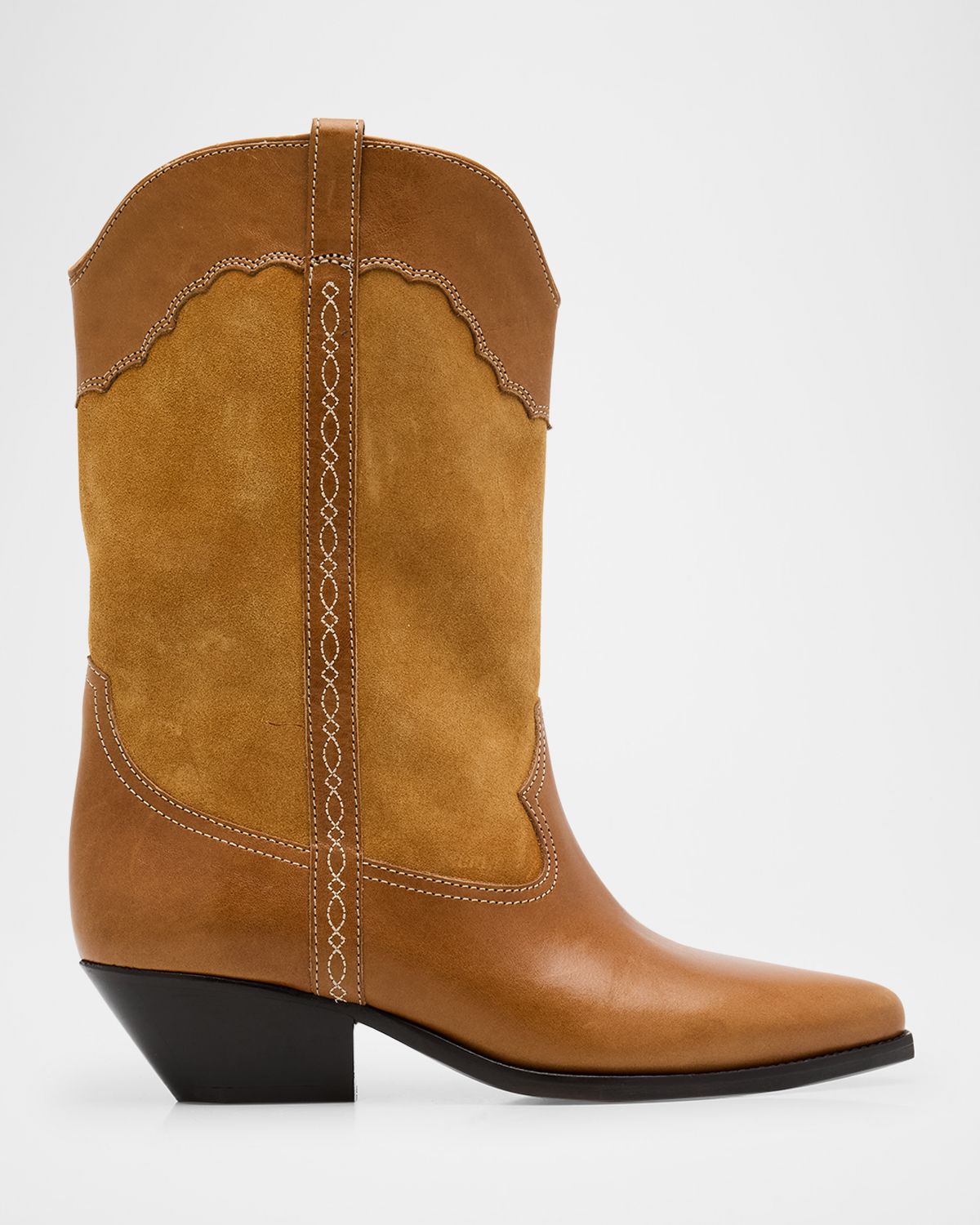 Isabel Marant Deurto Suede & Leather Cowboy Boots