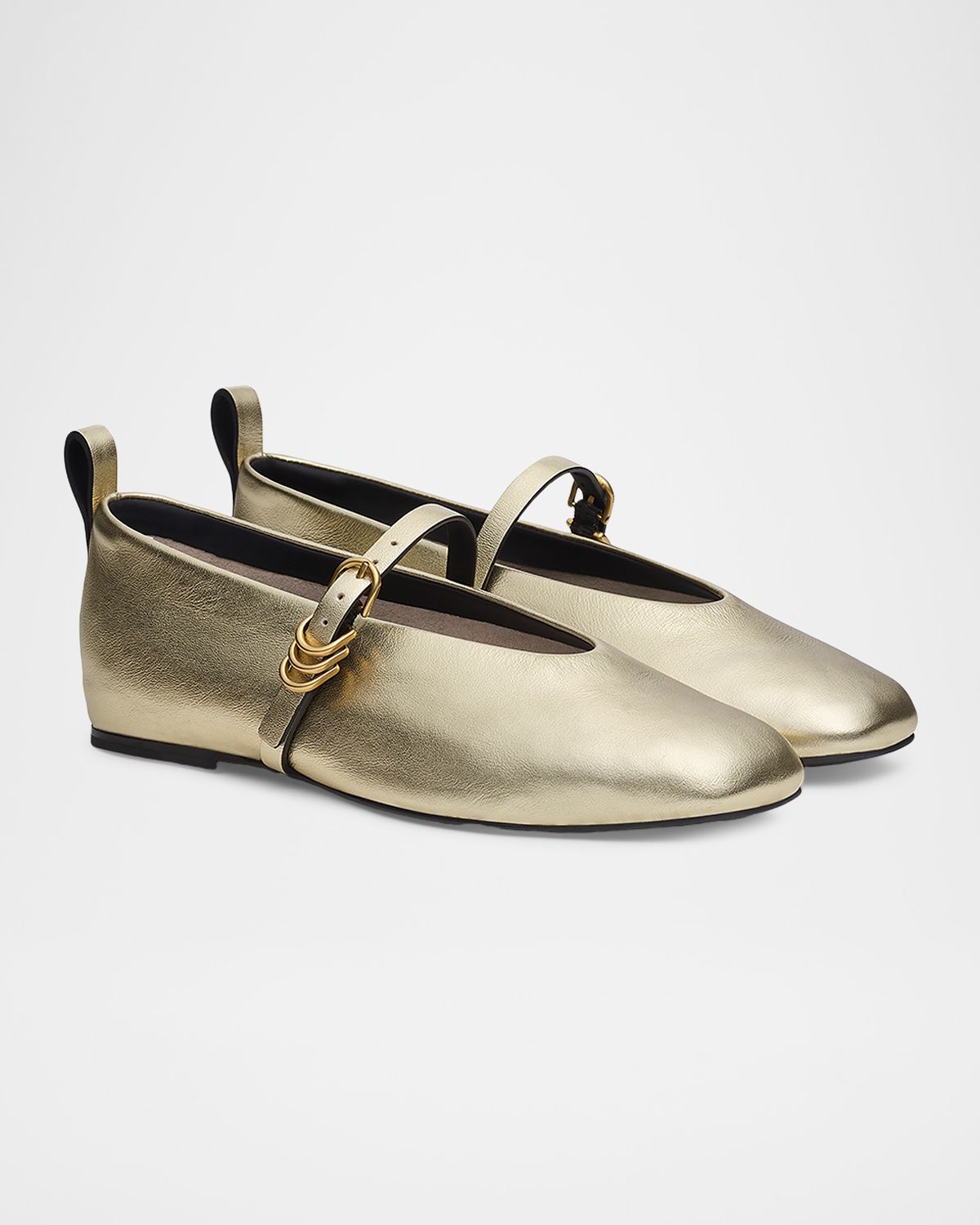 Rag & Bone Spire Leather Mary Jane Ballerina Flats
