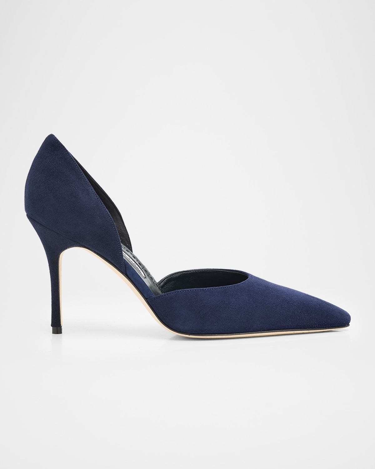 Manolo Blahnik 50mm Maren Suede Pointed-Toe Pumps | Thumbnail 7 Manolo Blahnik 50mm Maren Suede Pointed-Toe Pumps | Thumbnail 7