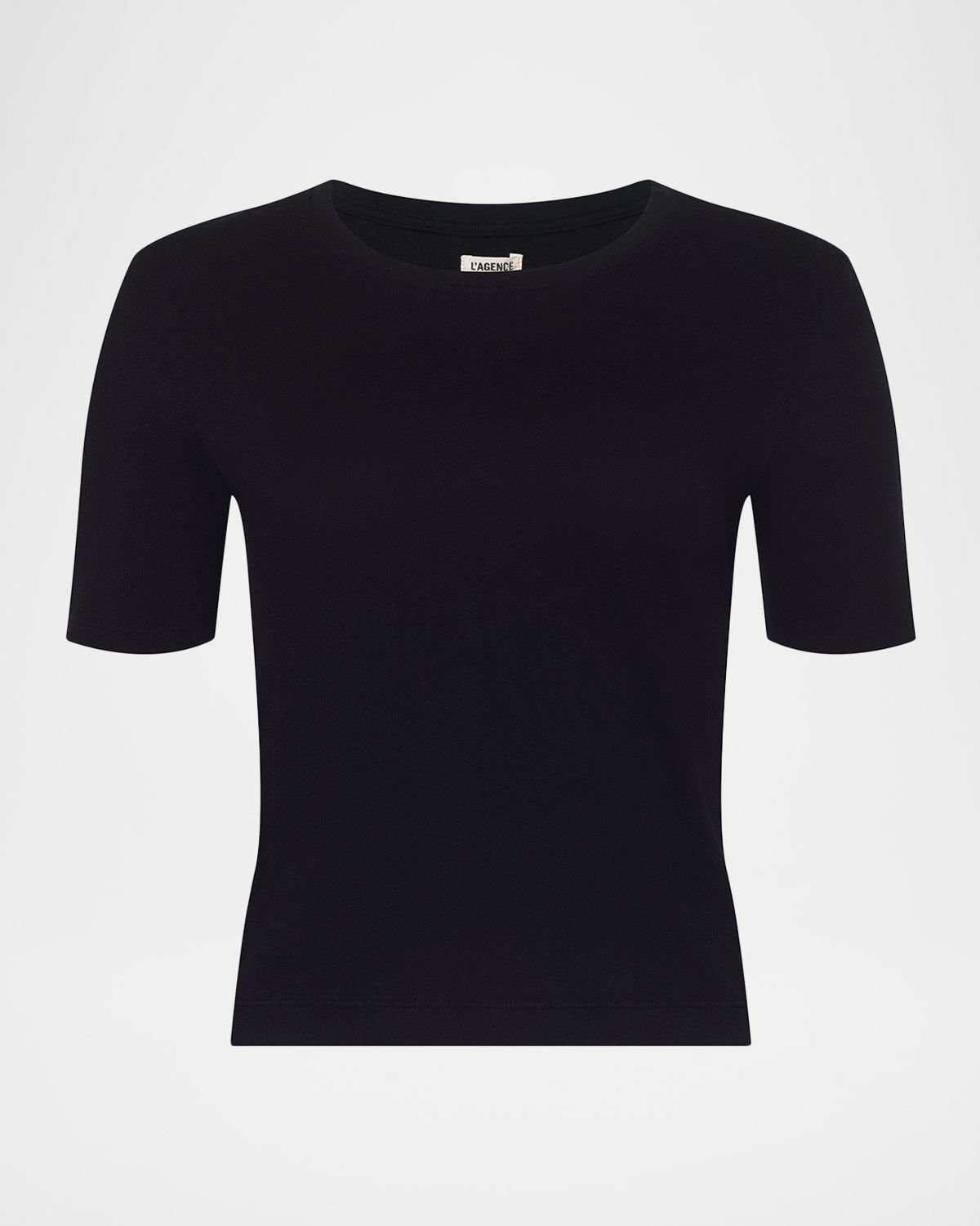L 'Agence Stormy Short-Sleeve Crop Tee | Thumbnail 5 L 'Agence Stormy Short-Sleeve Crop Tee | Thumbnail 5