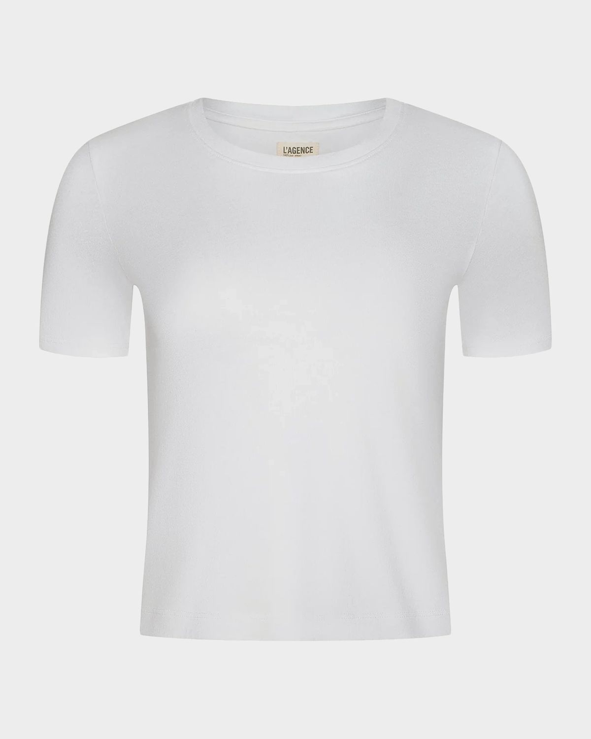 L 'Agence Stormy Short-Sleeve Crop Tee | Thumbnail 5