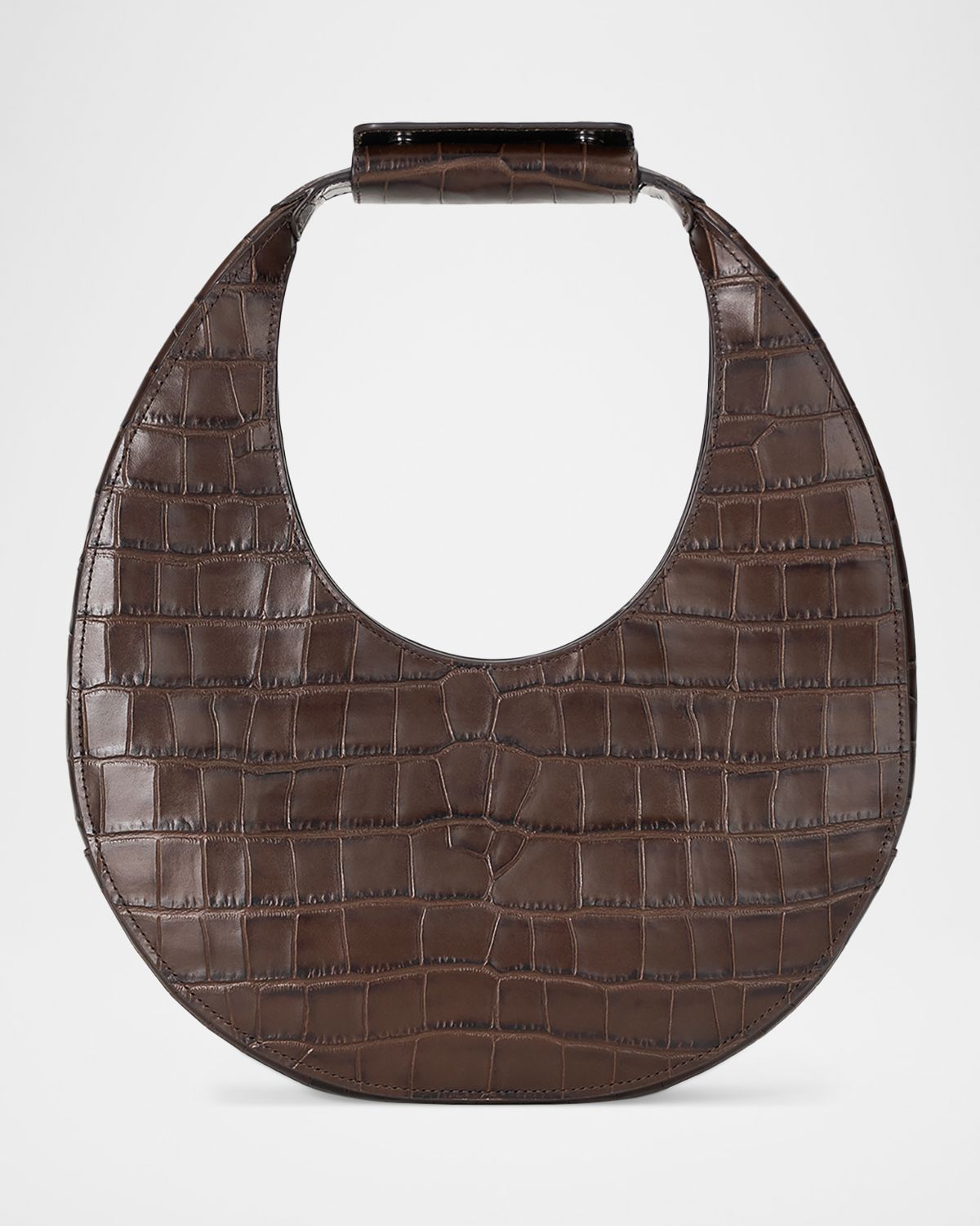 STAUD Moon Croc-Embossed Leather Tote Bag | Thumbnail 7 STAUD Moon Croc-Embossed Leather Tote Bag | Thumbnail 7