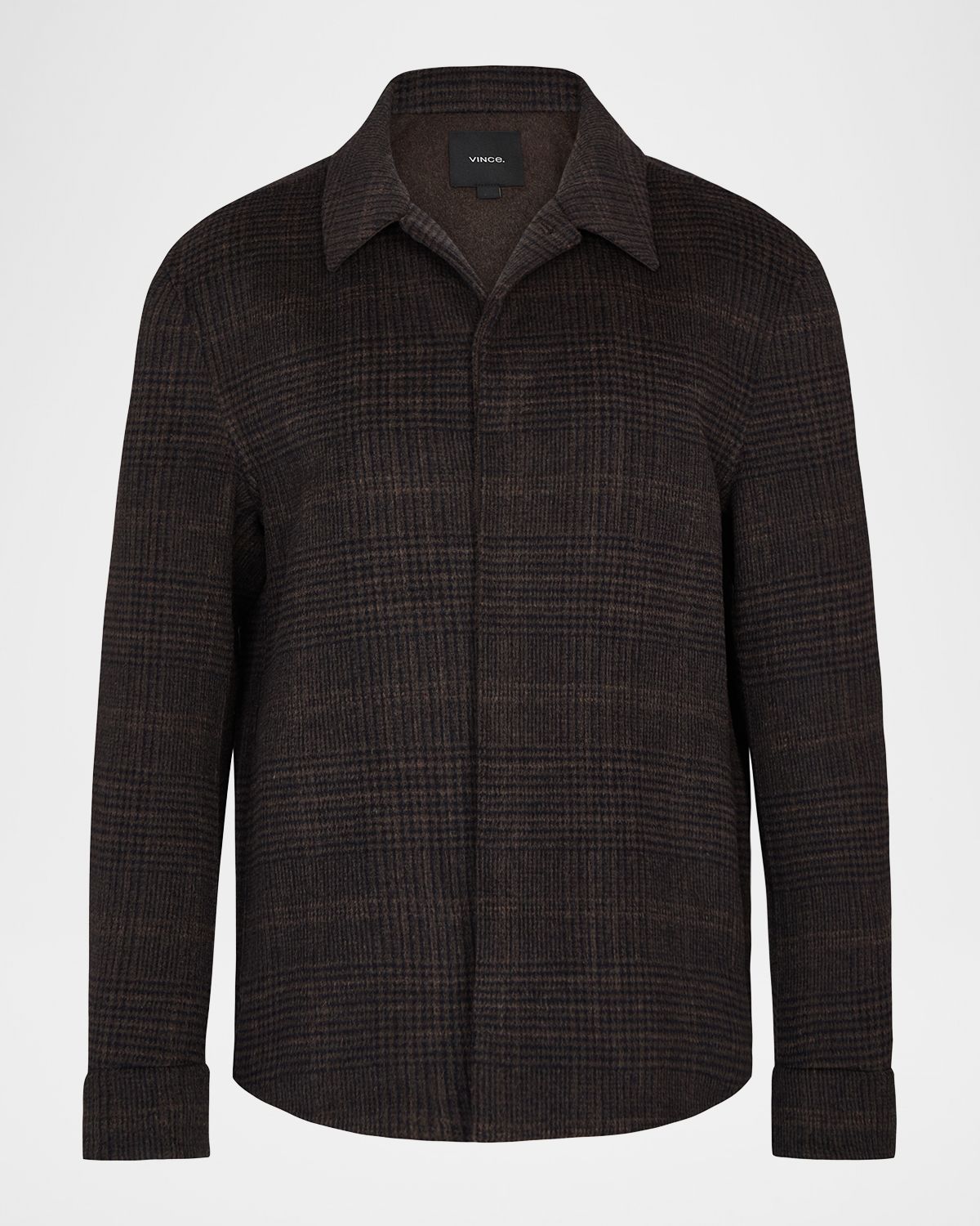 Vince Men 's Plaid Splittable Wool-Blend Shirt Jacket