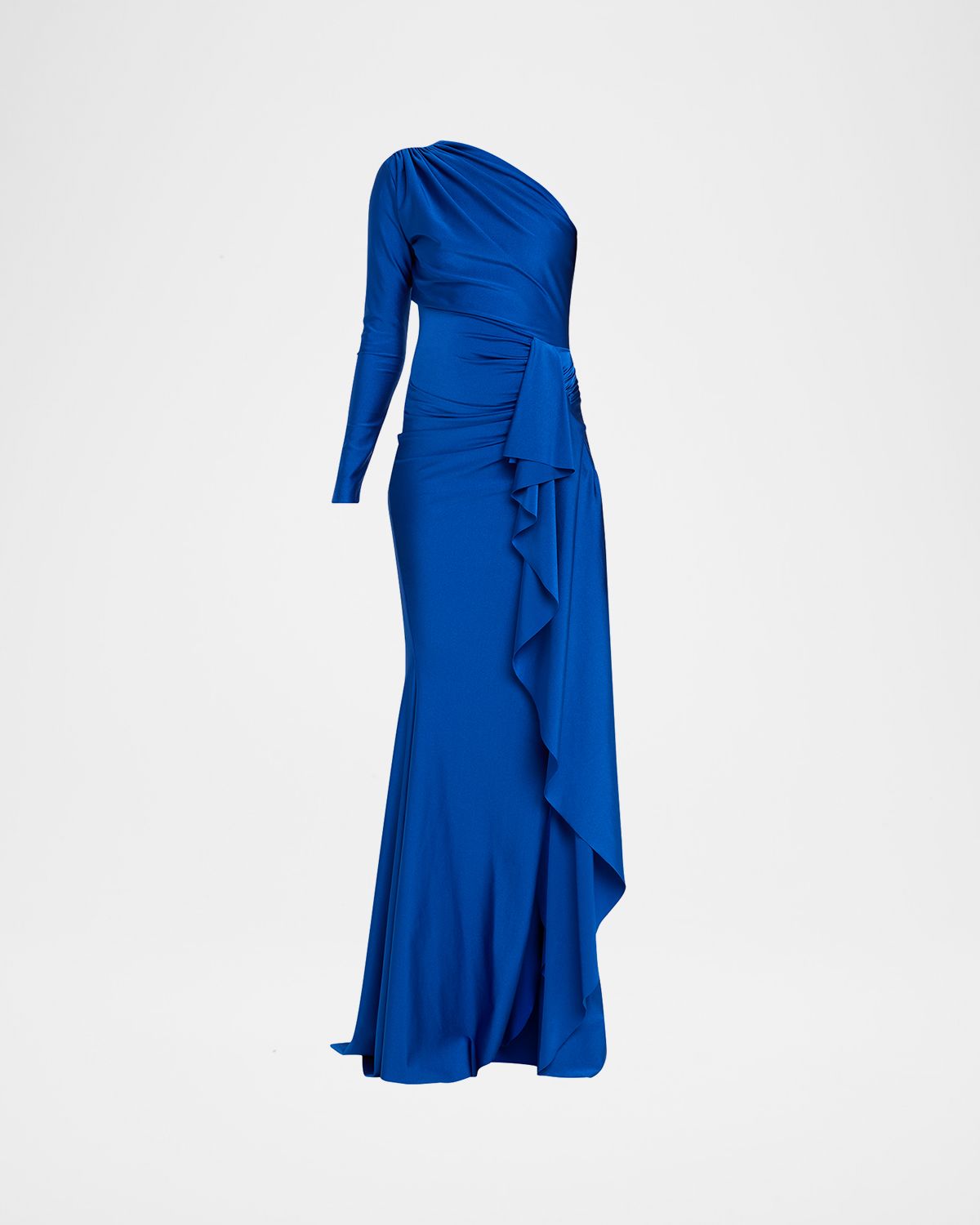 Chiara Boni La Petite Robe Serina One-Shoulder Draped Jersey Gown
