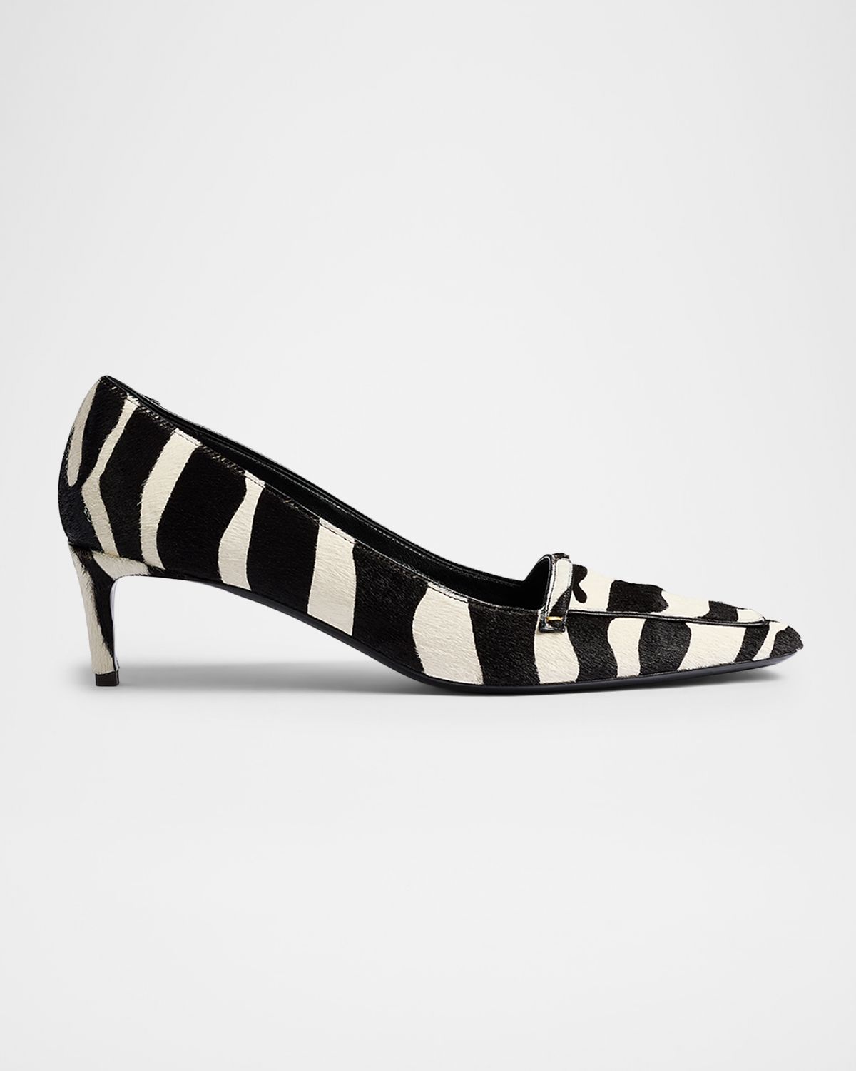Khaite 50mm Celia Zebra-Printed Calf Hair Pumps