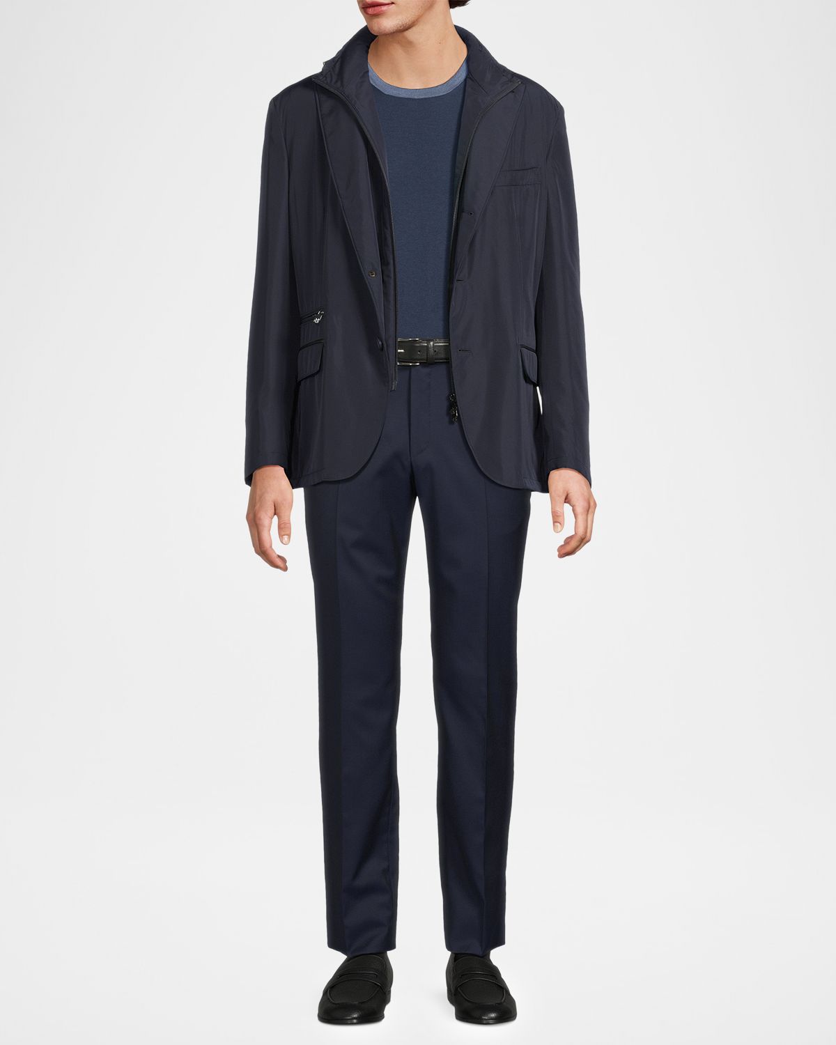Corneliani Men 's ID Sport Jacket with Detachable Vest | Thumbnail 5