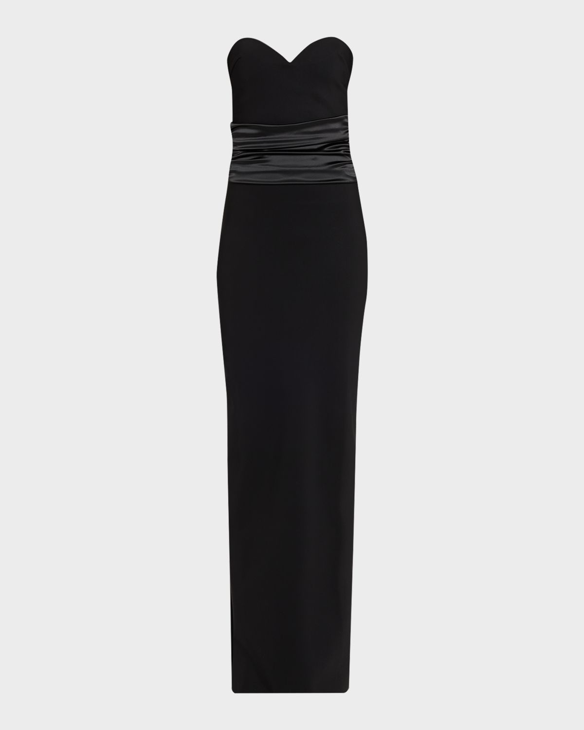 Chiara Boni La Petite Robe Veneta Strapless Sweetheart Column Gown