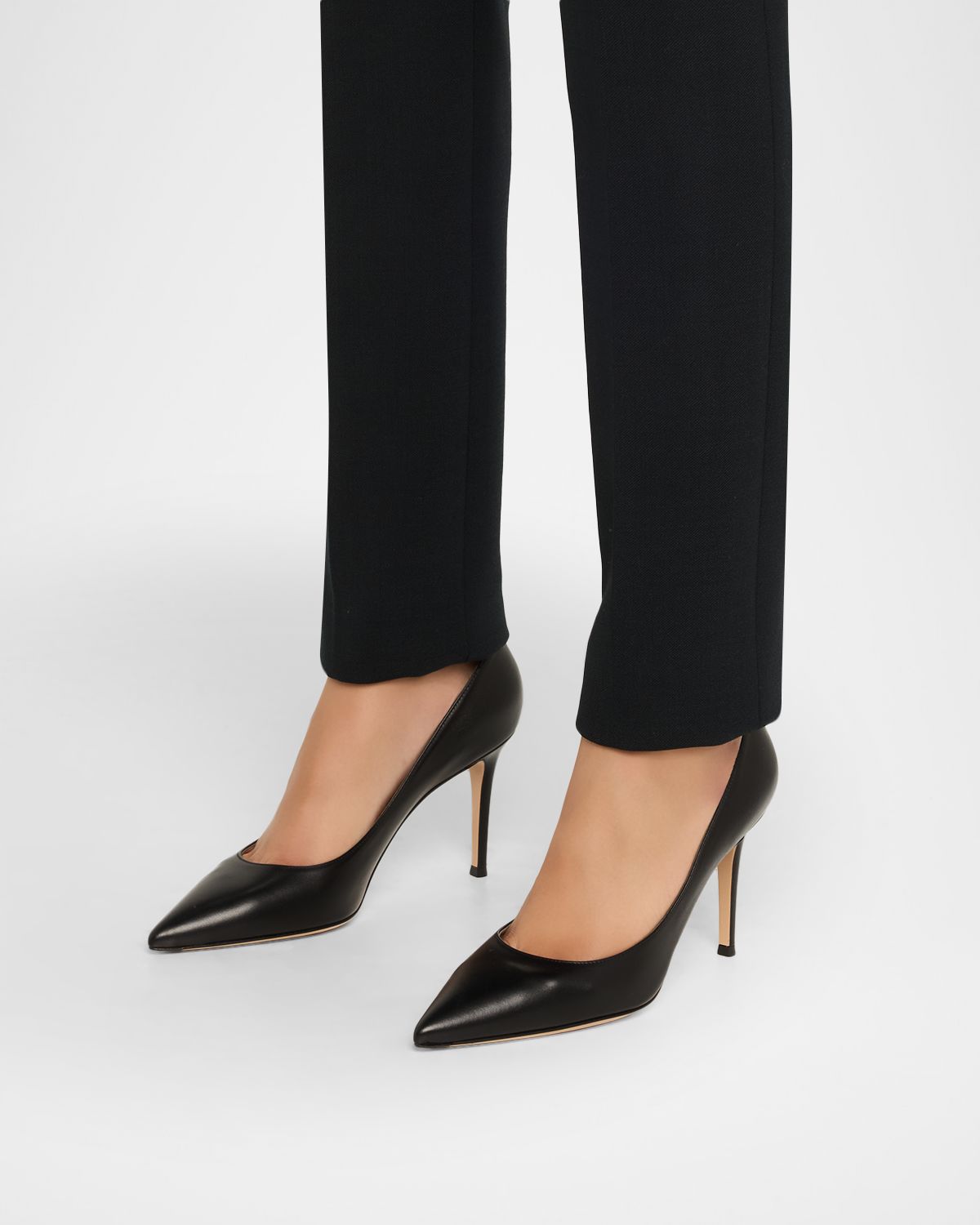 Gianvito Rossi 85mm Gianvito Leather Pointed-Toe Pumps | Thumbnail 6 Gianvito Rossi 85mm Gianvito Leather Pointed-Toe Pumps | Thumbnail 6