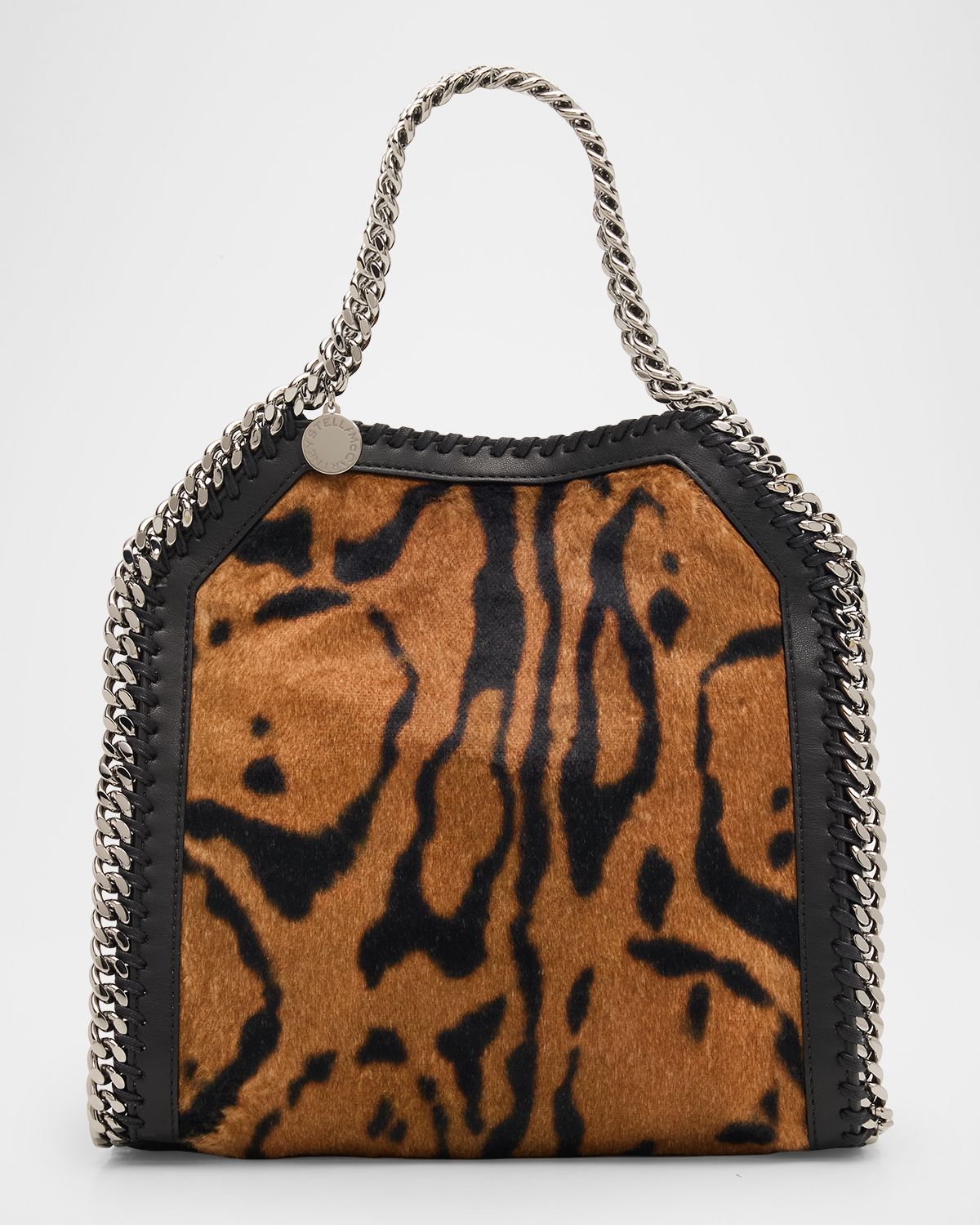 Stella McCartney Falabella Mini Vegan Animal-Print Tote Bag