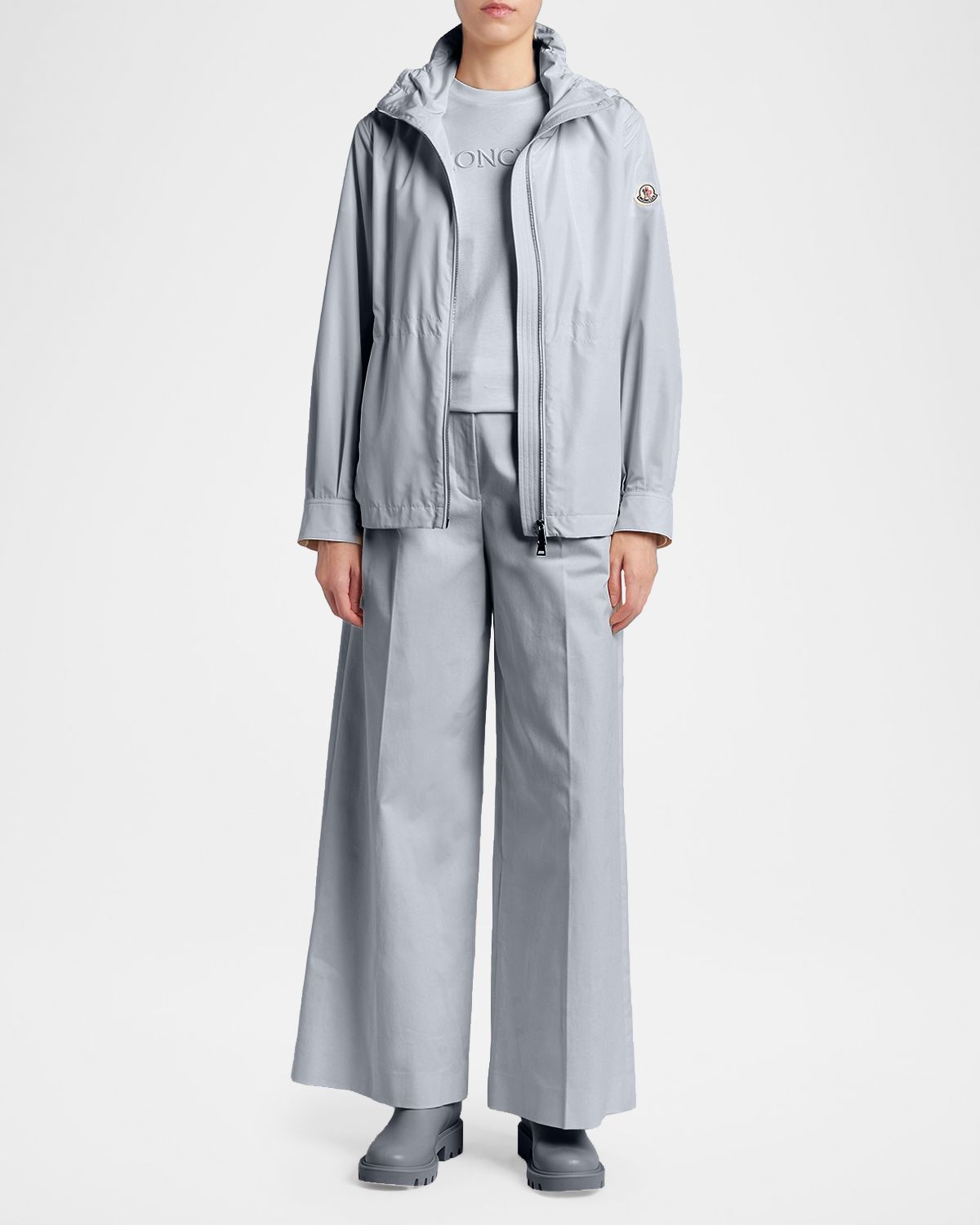 Moncler Enette Short Hooded Parka | Thumbnail 5