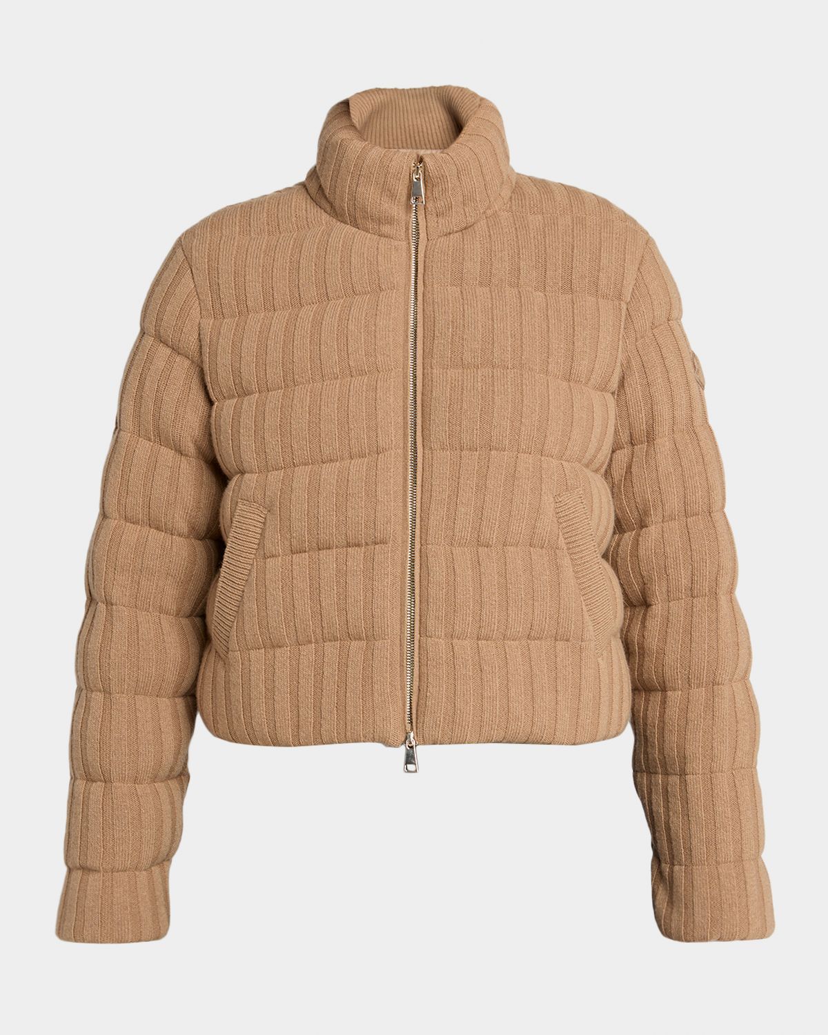 Moncler Wool & Cashmere Blend Padded Cardigan | Thumbnail 6 Moncler Wool & Cashmere Blend Padded Cardigan | Thumbnail 6