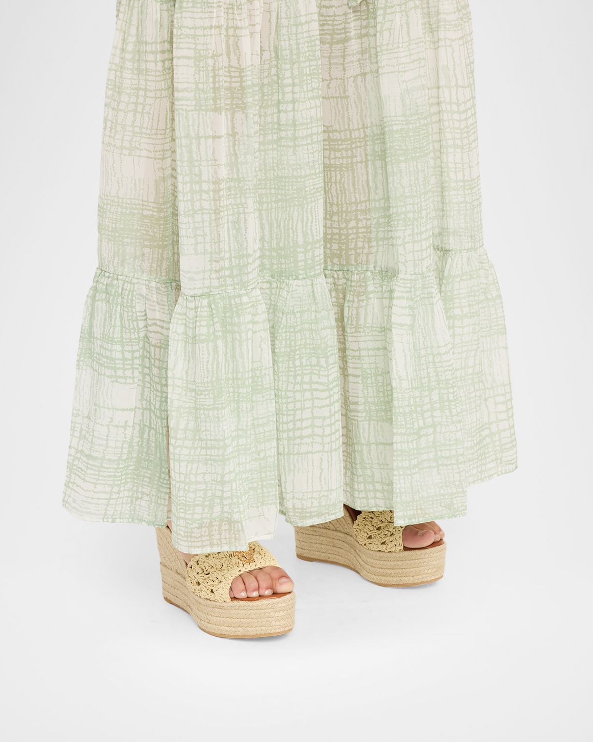 Versace 120mm La Medusa Espadrille Platform Sandals