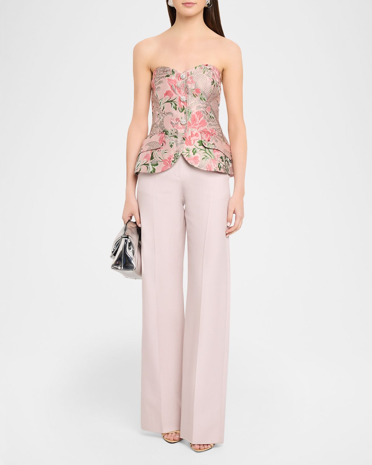 Cara Cara Wes Floral Jacquard Corset