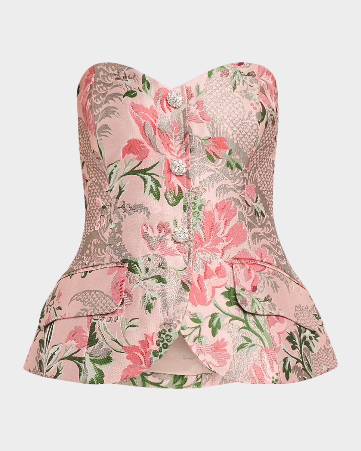 Cara Cara Wes Floral Jacquard Corset