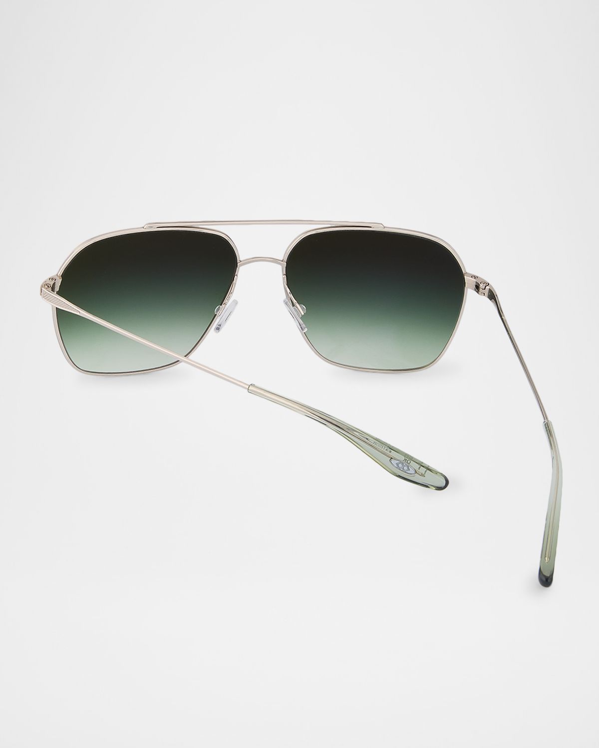 Barton Perreira Rizzo 60mm Aviator Titanium Sunglasses