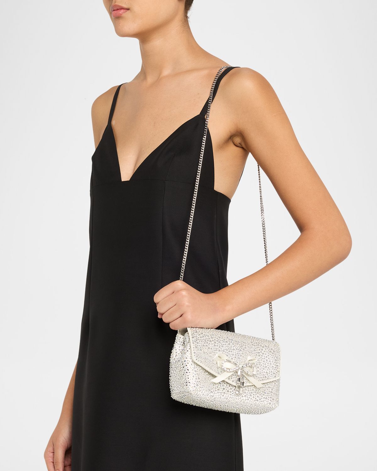 Jimmy Choo Soft Bow Mini Bag | Thumbnail 6 Jimmy Choo Soft Bow Mini Bag | Thumbnail 6