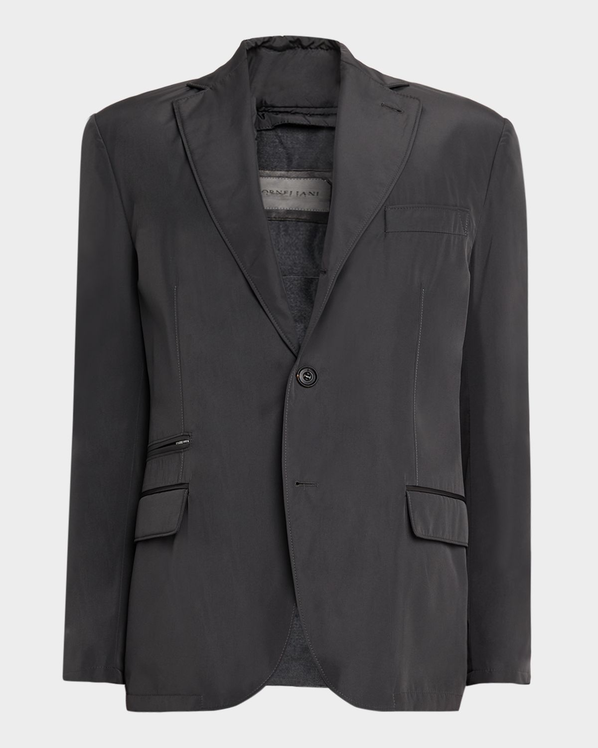 Corneliani Men 's Technical Fabric Single-Breasted Blazer