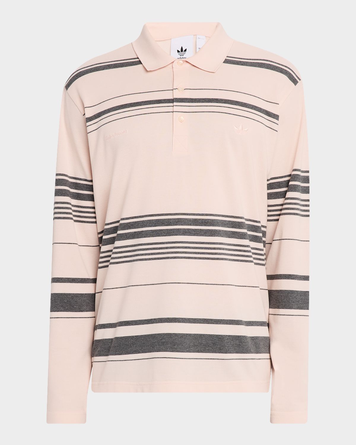 Adidas x Wales Bonner Men 's Multi-Stripe Polo Shirt | Thumbnail 6 Adidas x Wales Bonner Men 's Multi-Stripe Polo Shirt | Thumbnail 6