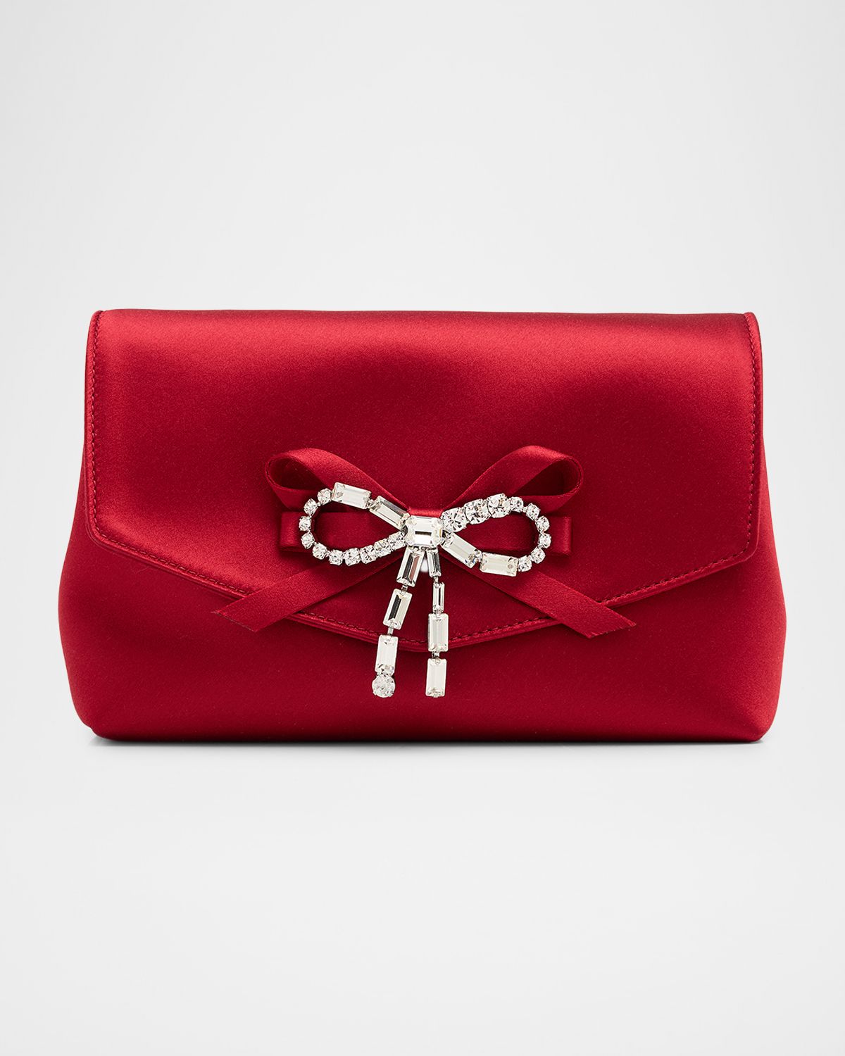 Jimmy Choo Mini Crystal Bow-Embellished Satin Crossbody Bag | Thumbnail 7 Jimmy Choo Mini Crystal Bow-Embellished Satin Crossbody Bag | Thumbnail 7