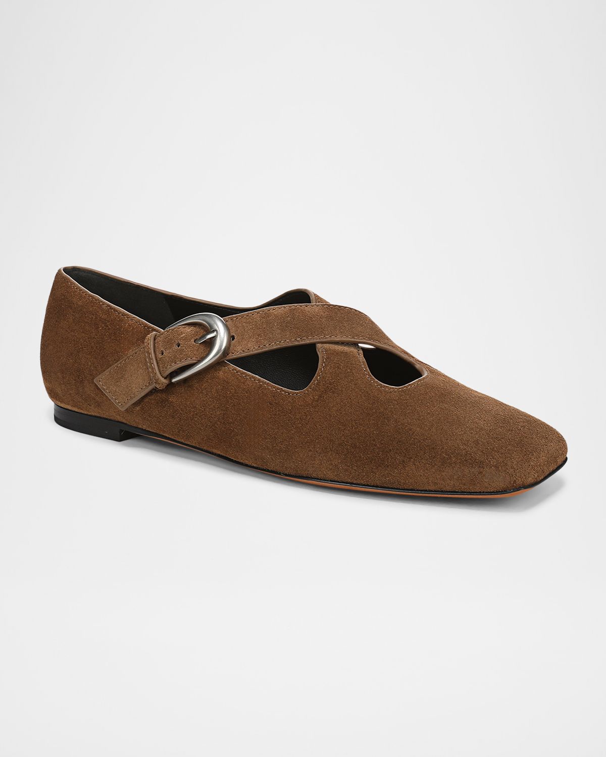 Vince Cici Suede Crisscross Ballerina Flats