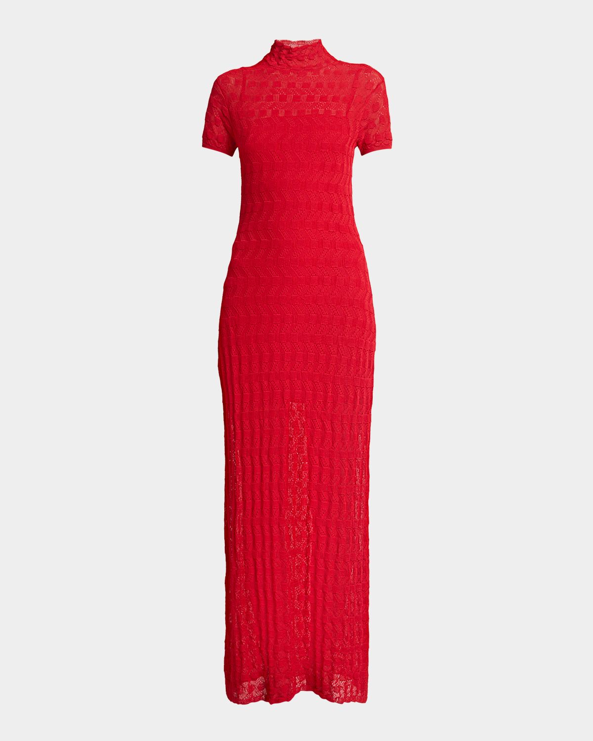 Proenza Schouler Zein Geometric Knit Maxi Dress