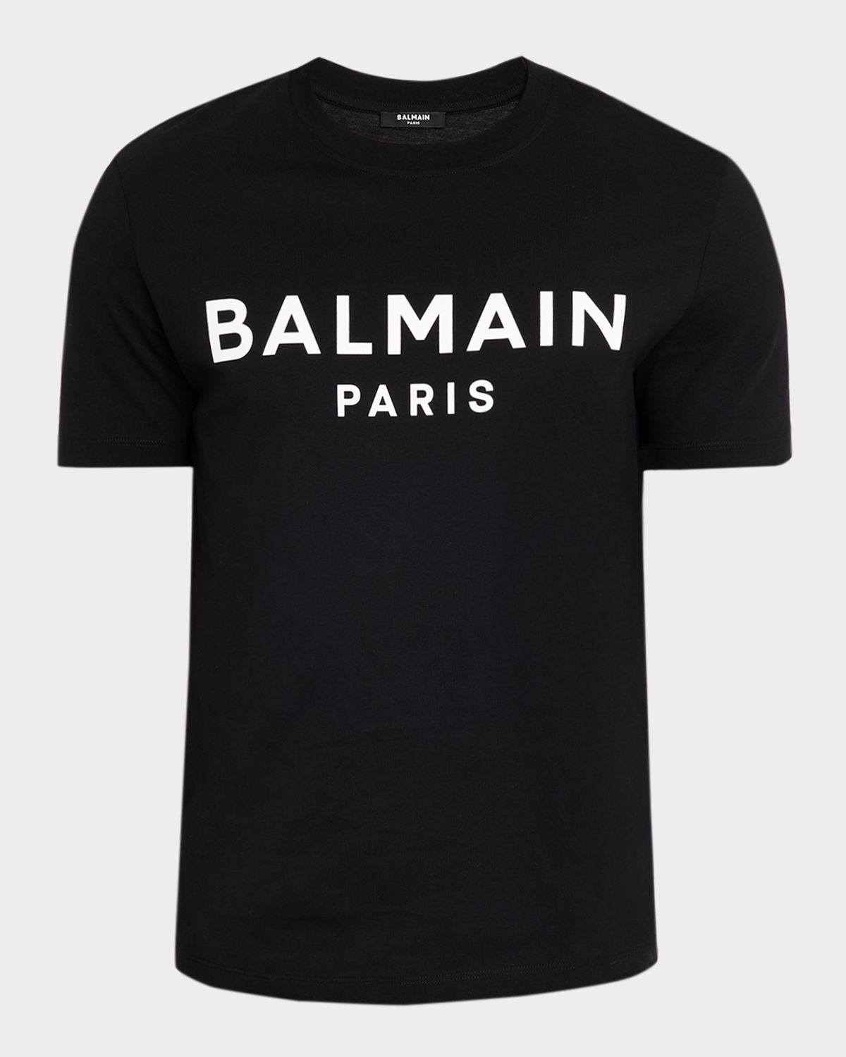 Balmain en 's Cotton Logo Crewneck T-Shirt