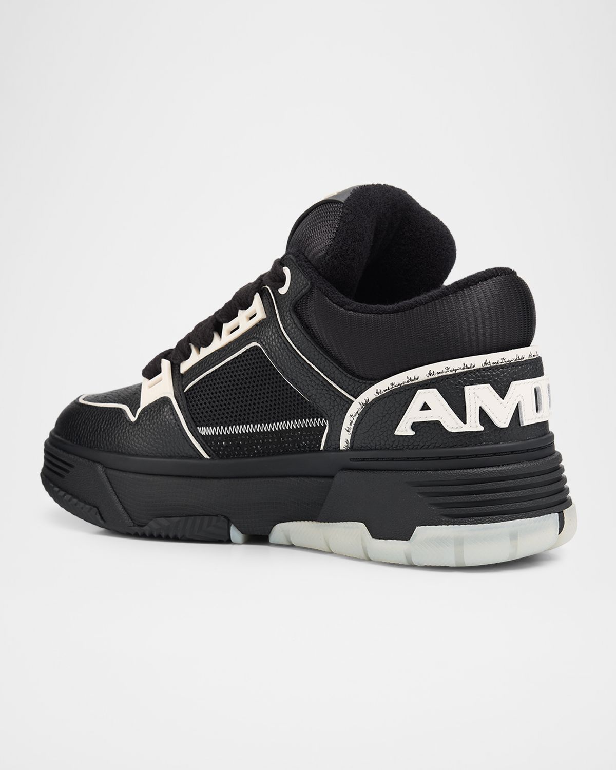 Amiri Men 's MA-1 Leather & Mesh Low-Top Sneakers | Thumbnail 4