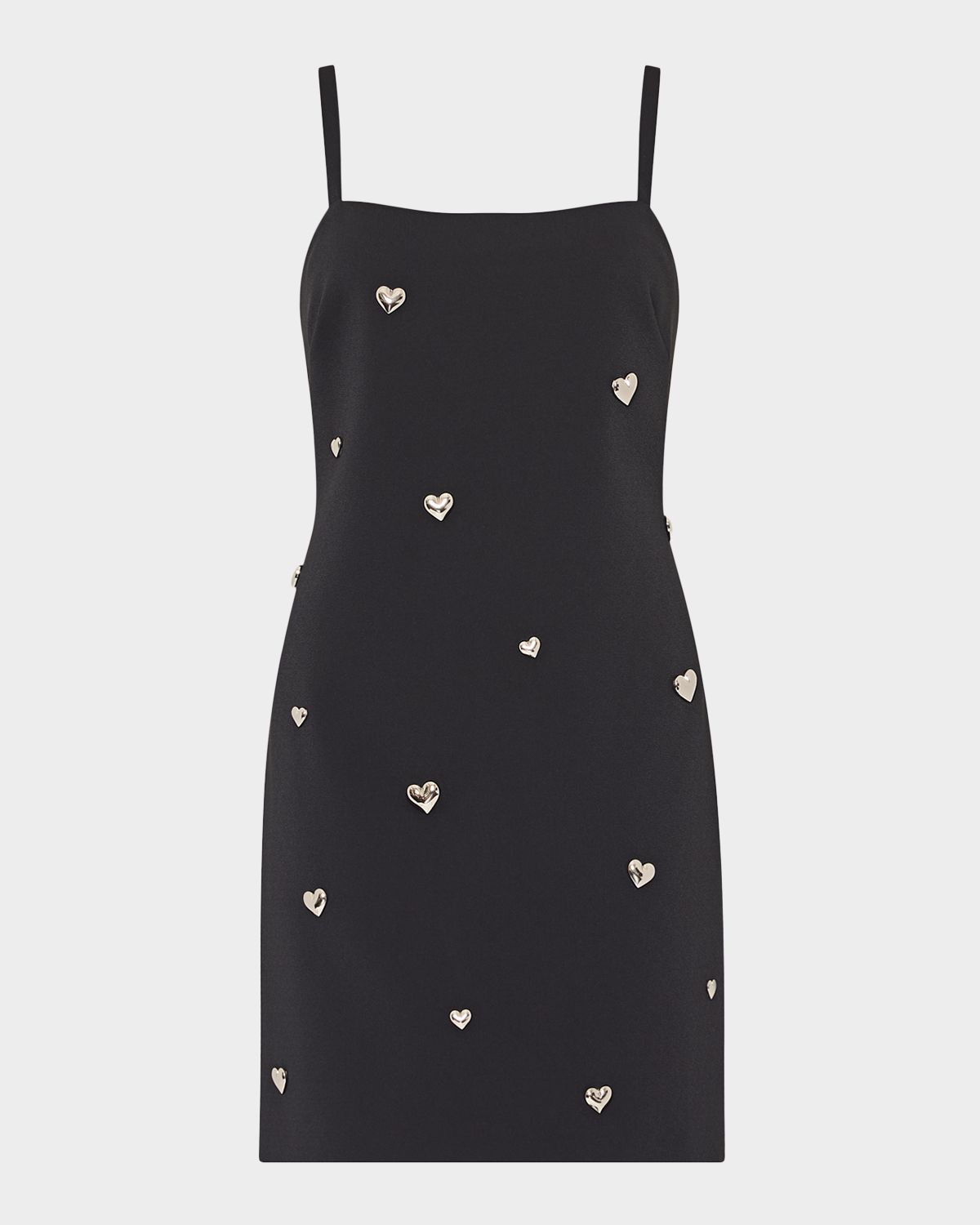 Milly Colette Heart-Embellished Mini Dress