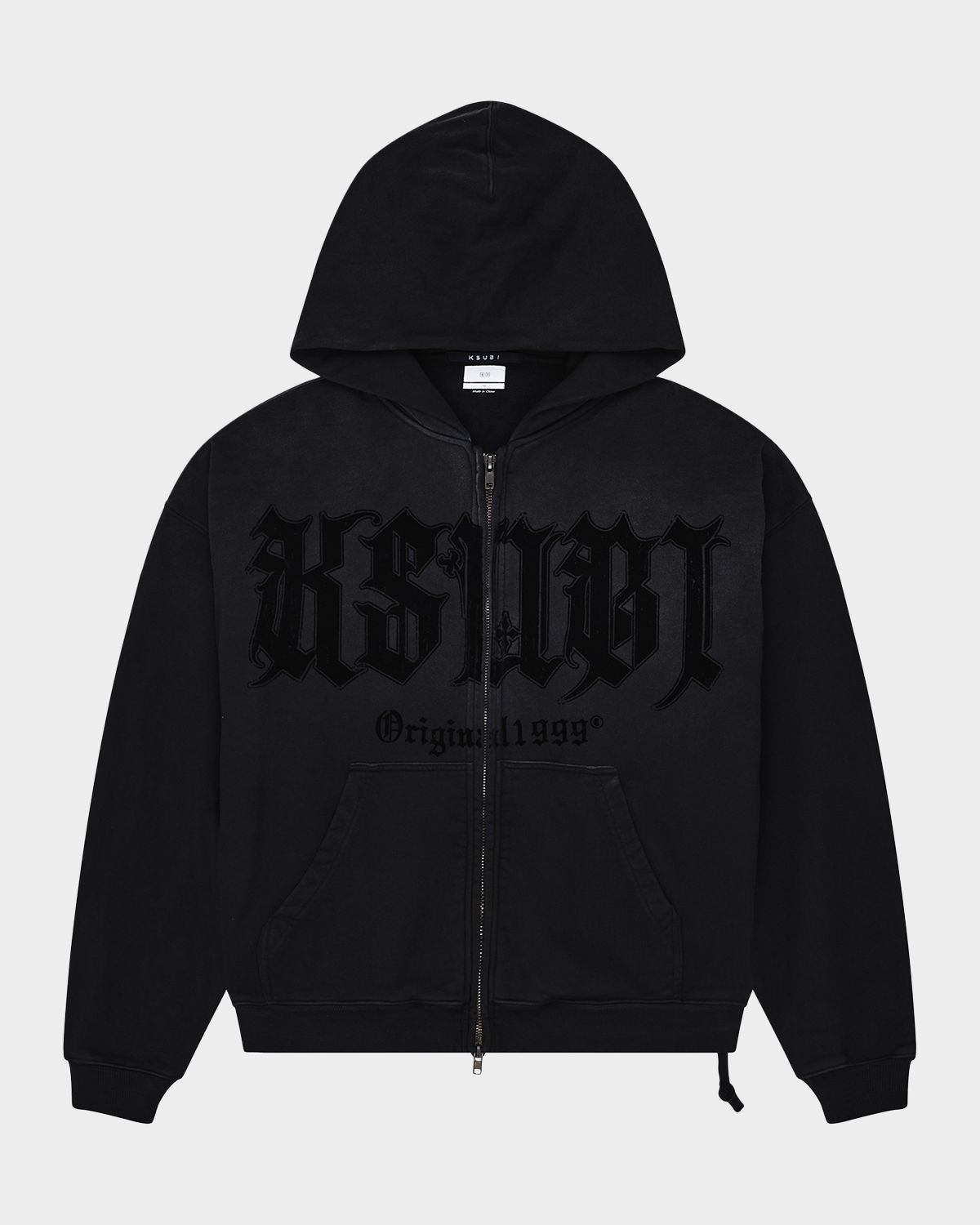 Ksubi Men 's Kstudio Ekcess Full-Zip Cotton Hoodie