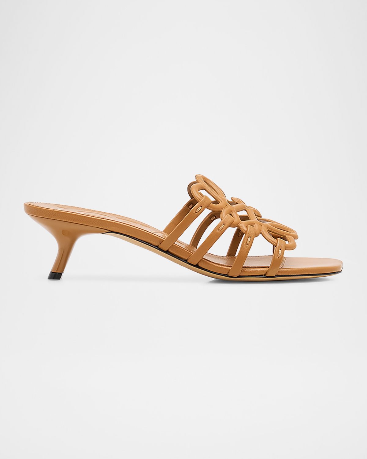 Loewe Petal Anagram Leather Caged Mule Sandals | Thumbnail 5 Loewe Petal Anagram Leather Caged Mule Sandals | Thumbnail 5