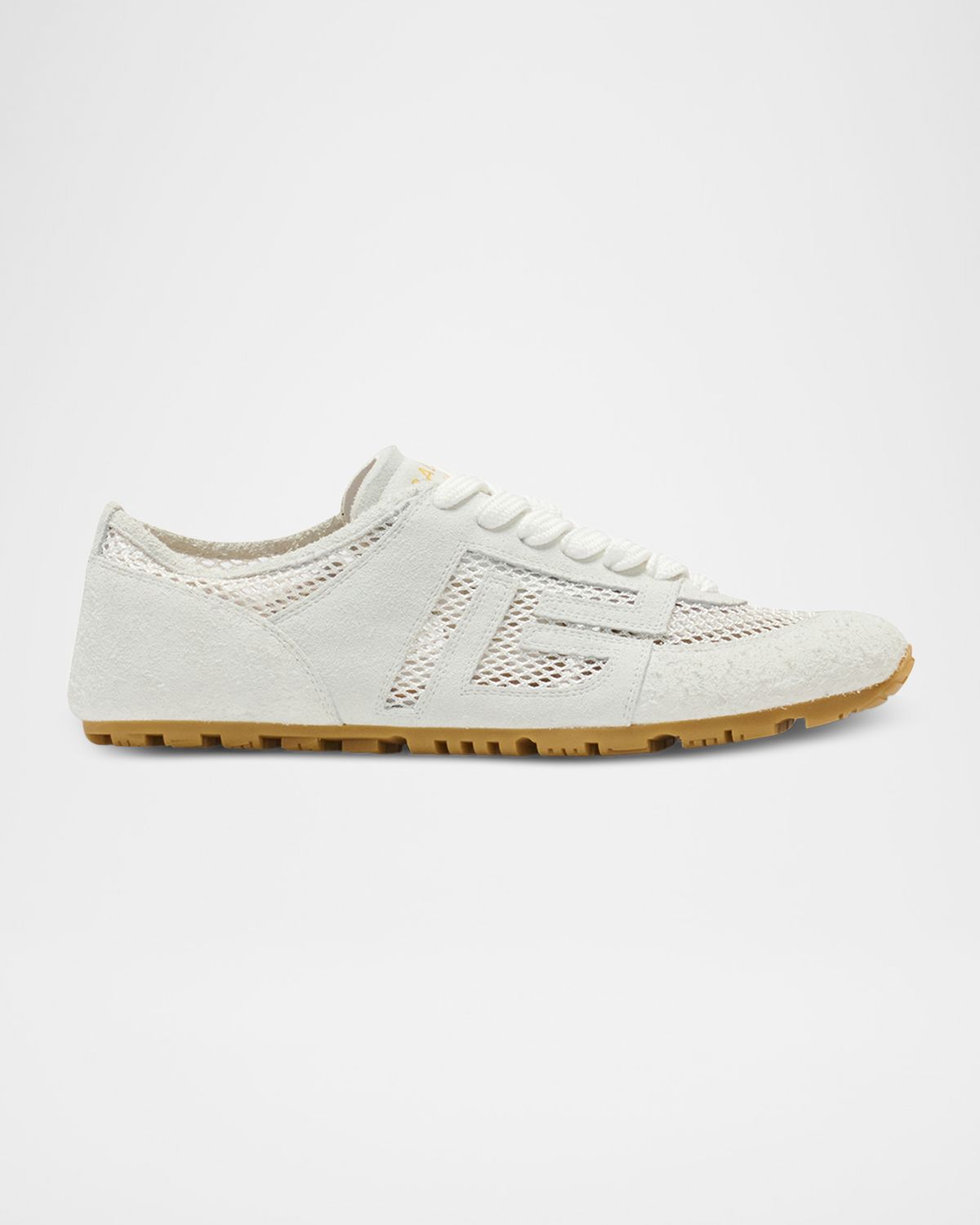 Balmain Racer 45 Suede and Nylon Low-Top Sneakers
