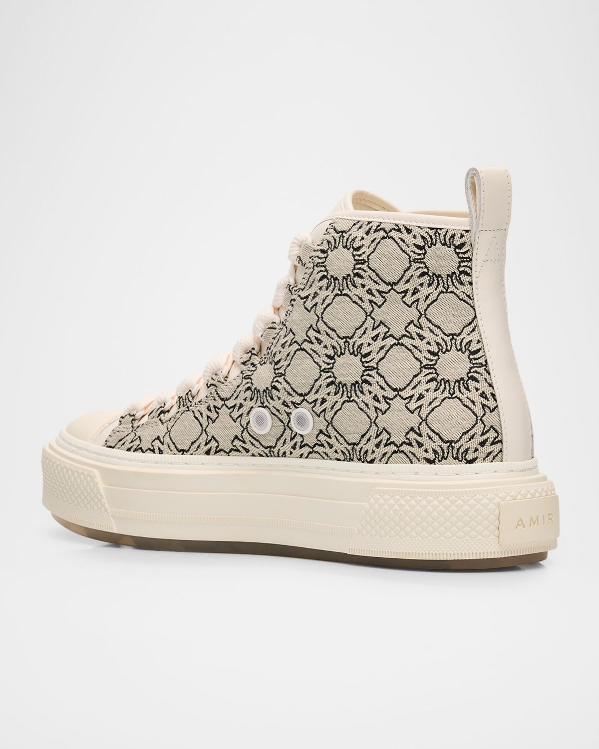 Amiri Men 's MA Quad Court Hi Embroidered High-Top Sneakers | Thumbnail 5 Amiri Men 's MA Quad Court Hi Embroidered High-Top Sneakers | Thumbnail 5