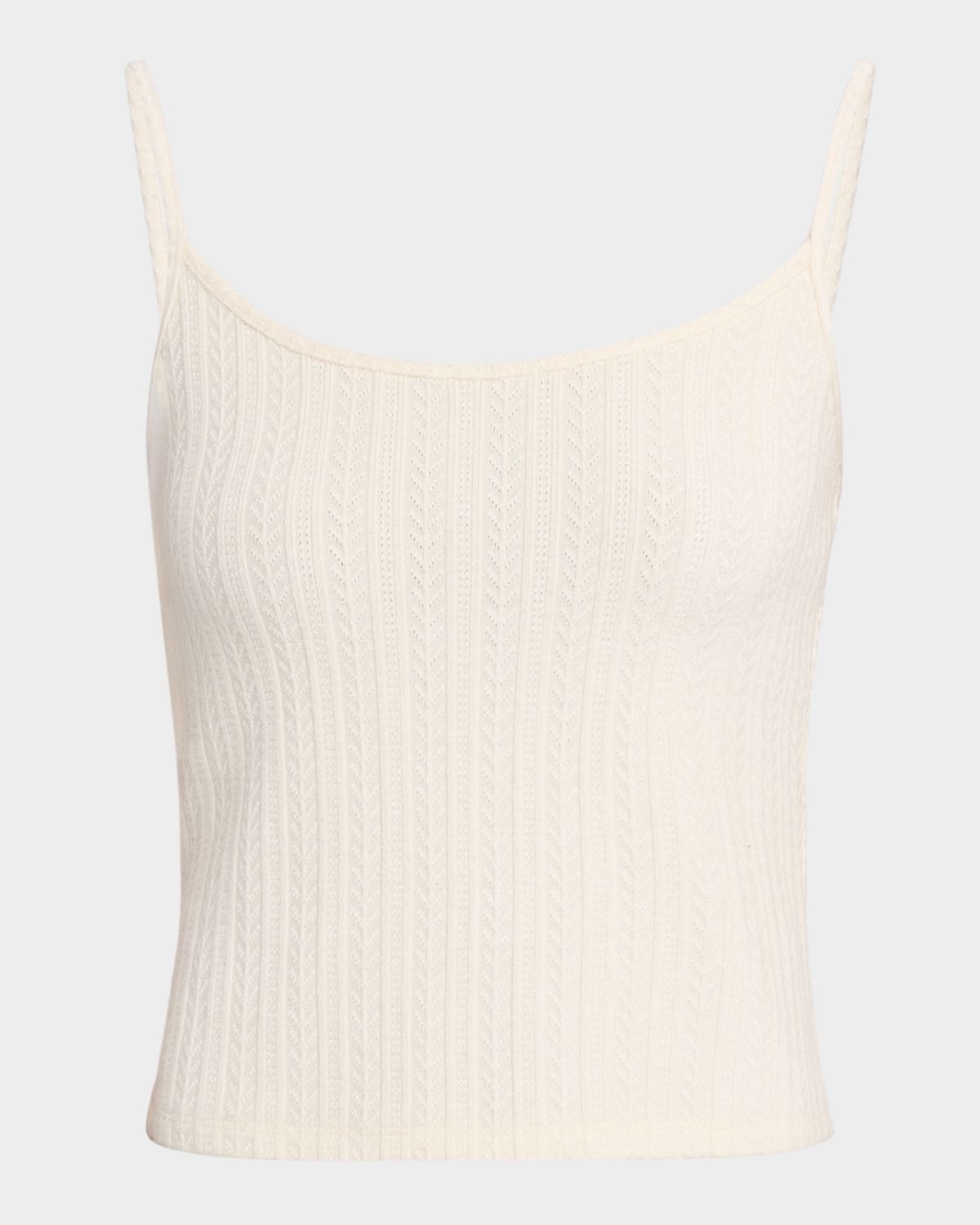 Veronica Beard Brodier Pointelle Tank Top