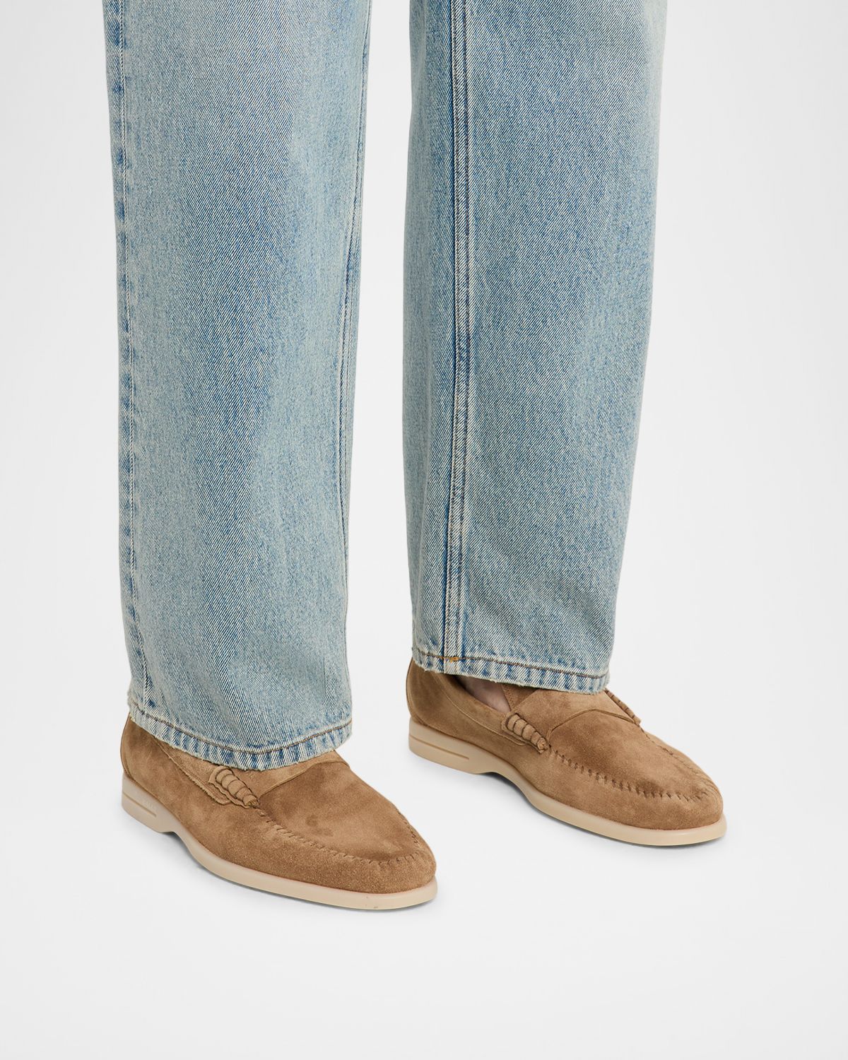 Bally Men 's Sullivan Suede Penny Loafers