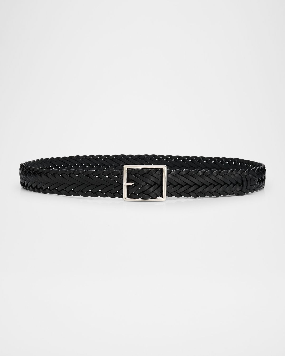 Nili Lotan Nicola Braided Leather Belt