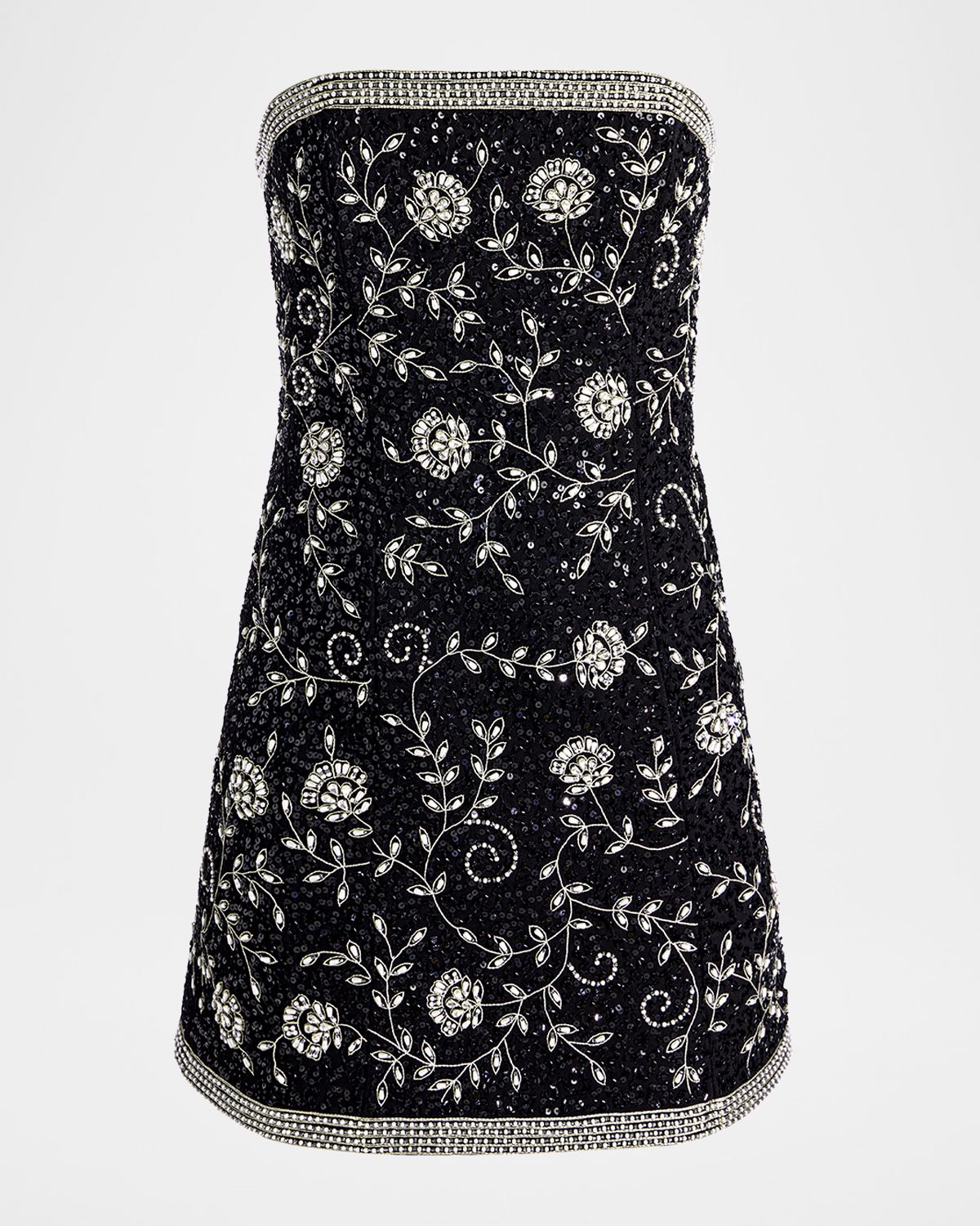 ALICE + OLIVIA Katia Embellished Strapless Mini Dress | Thumbnail 6